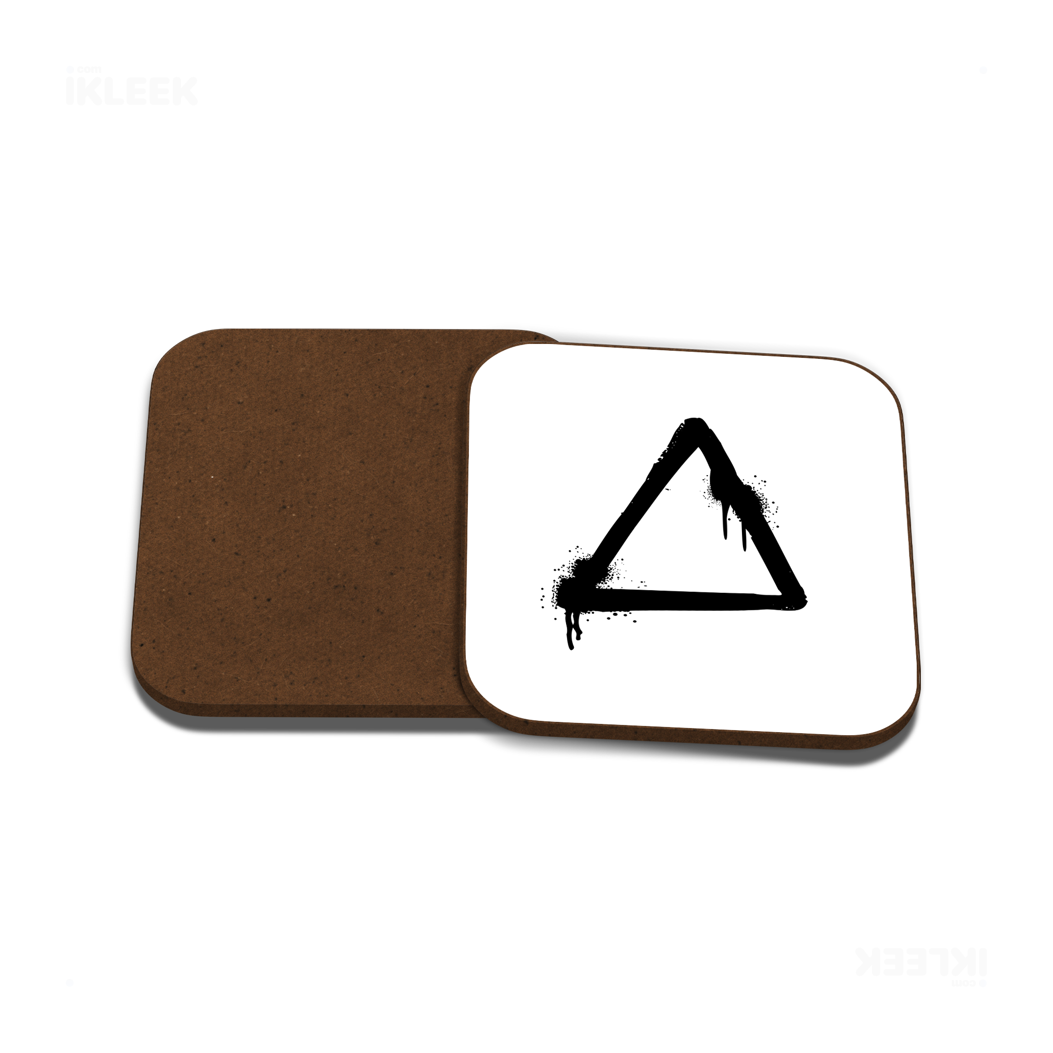 RisingTriangle Semi Glossy Coaster 05