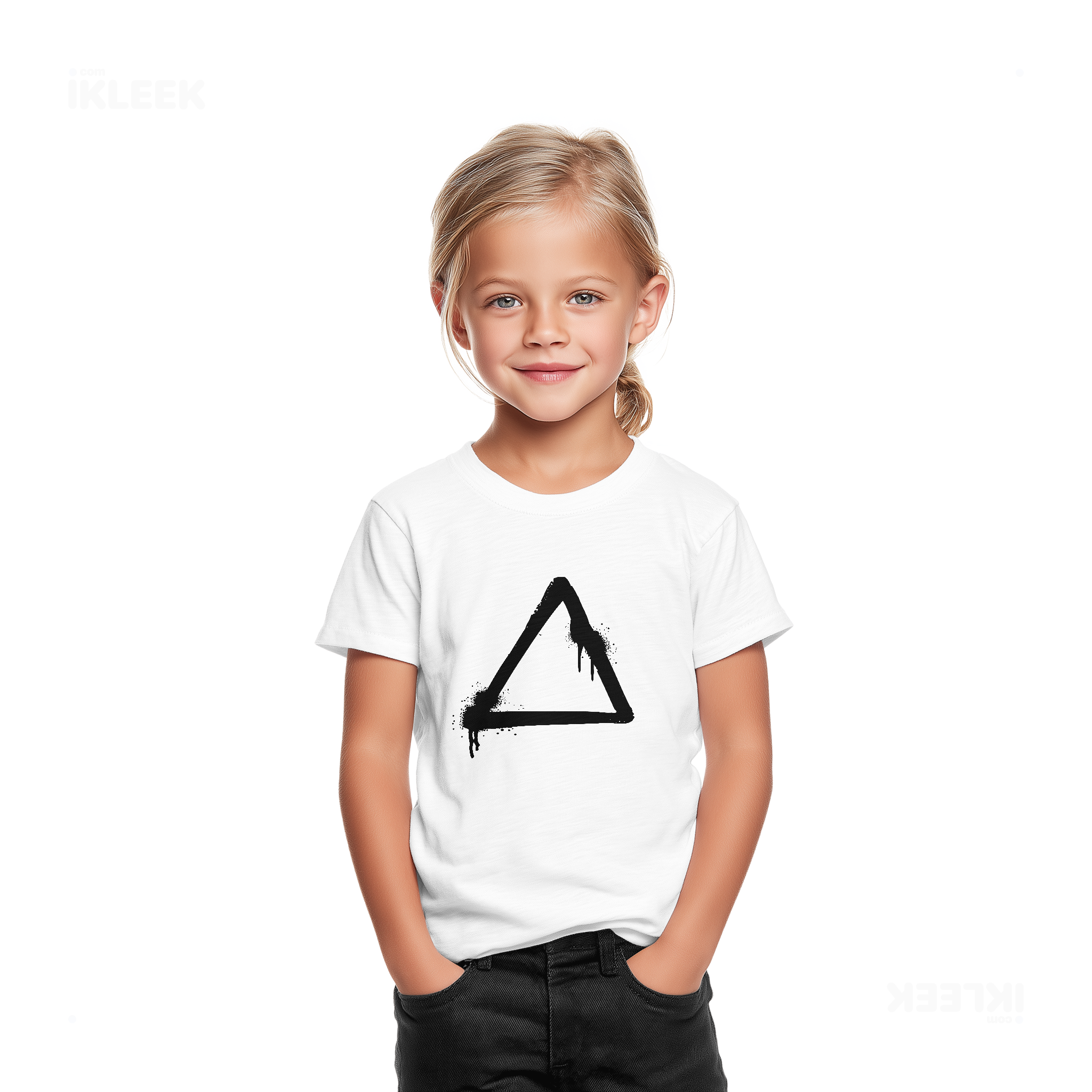 RisingTriangle Toddler T Shirt 02 White