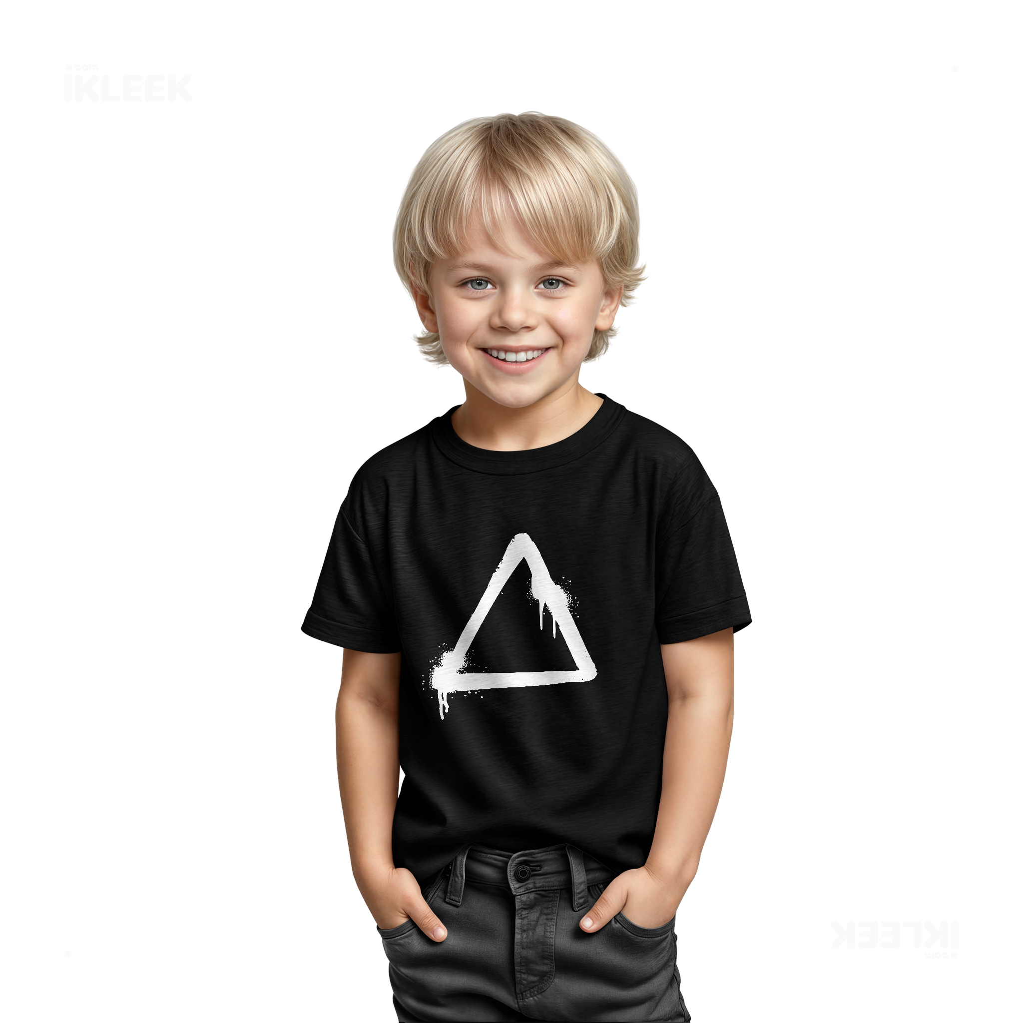 RisingTriangle Toddler T Shirt 03 Black