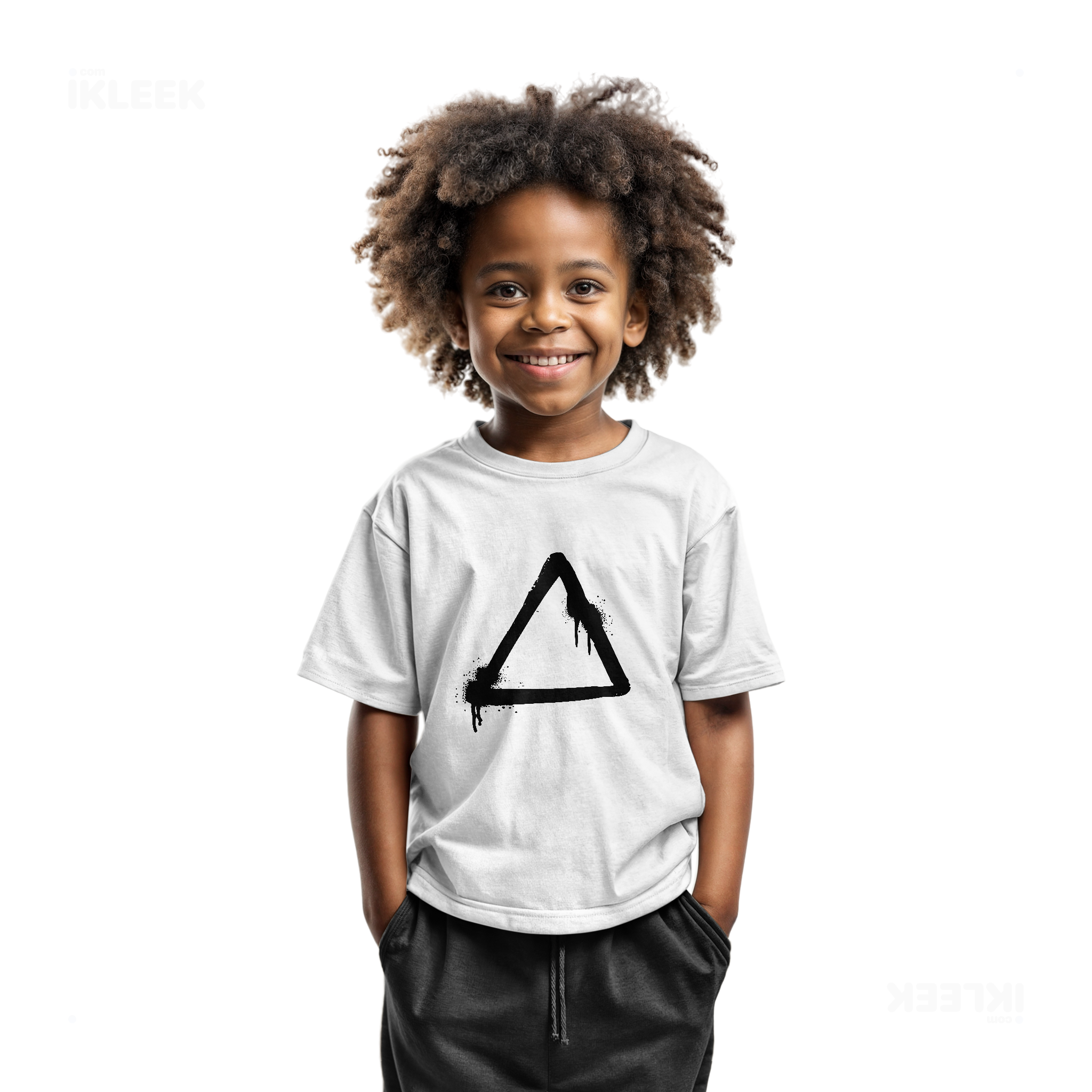 RisingTriangle Toddler T Shirt 05 White