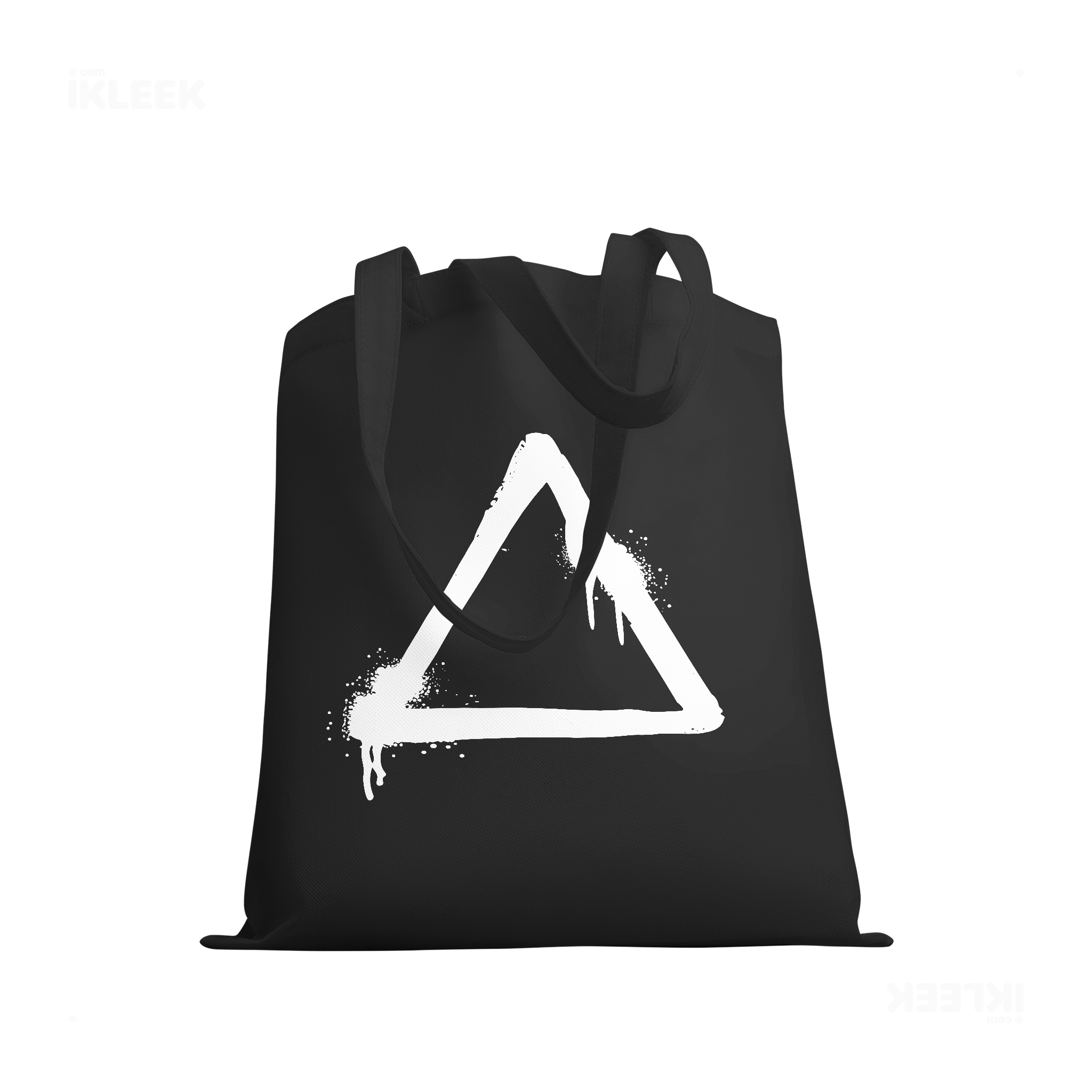 RisingTriangle Tote Bags 03 Black