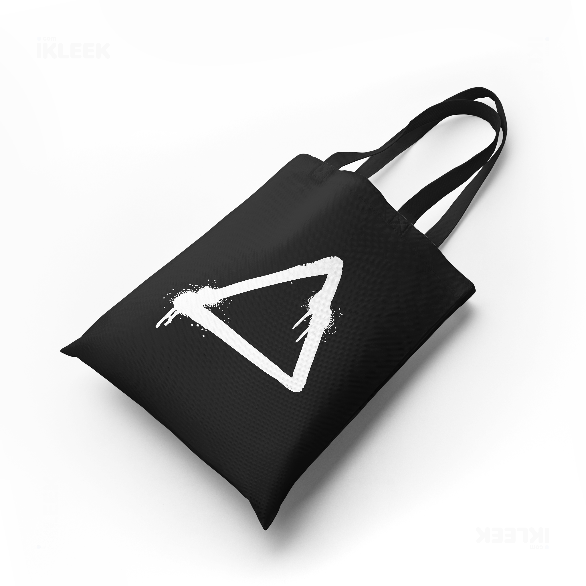 RisingTriangle Tote Bags 04 Black