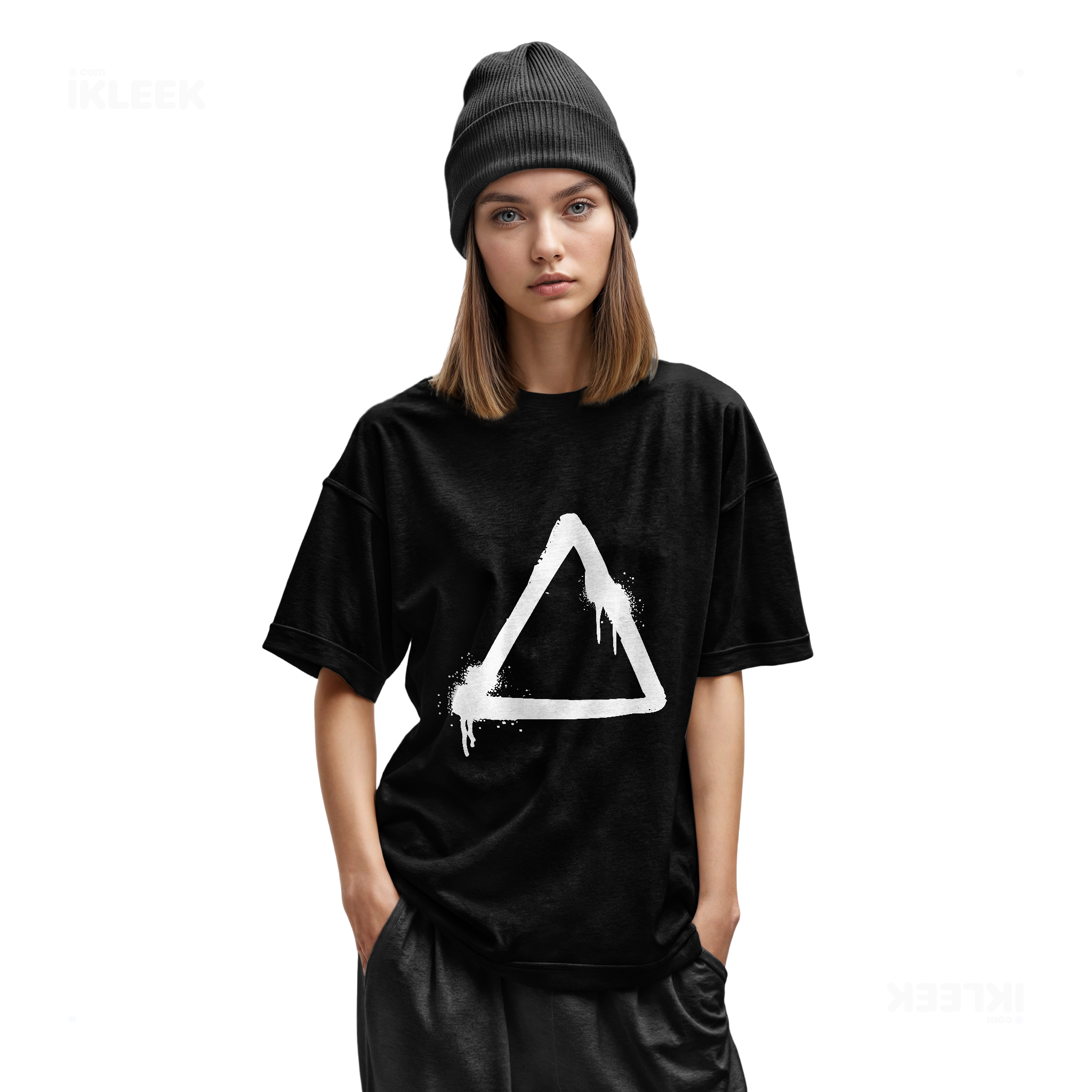 RisingTriangle Youth T Shirt 02 Black