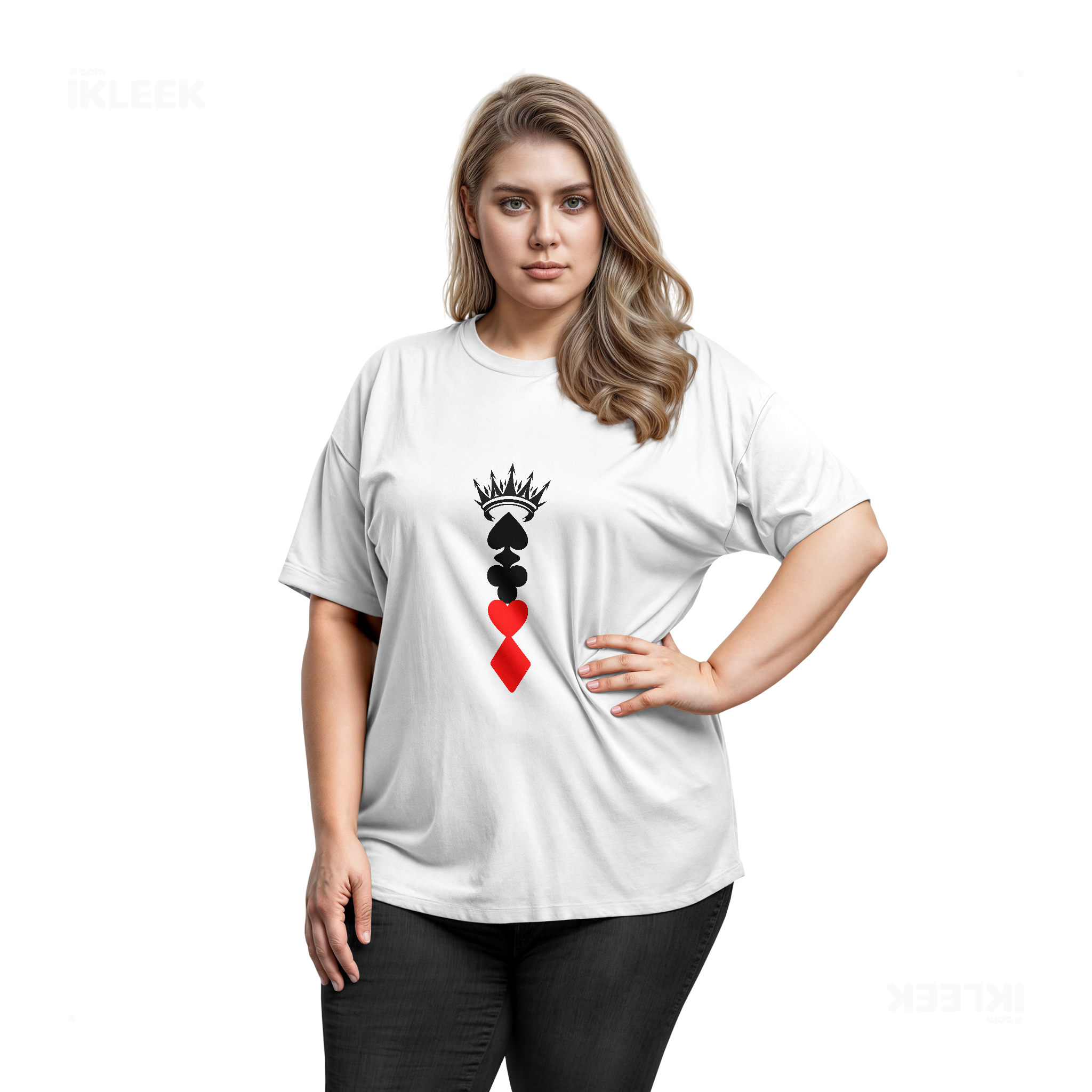 RoyalSuitStack Adult T Shirt 03 White