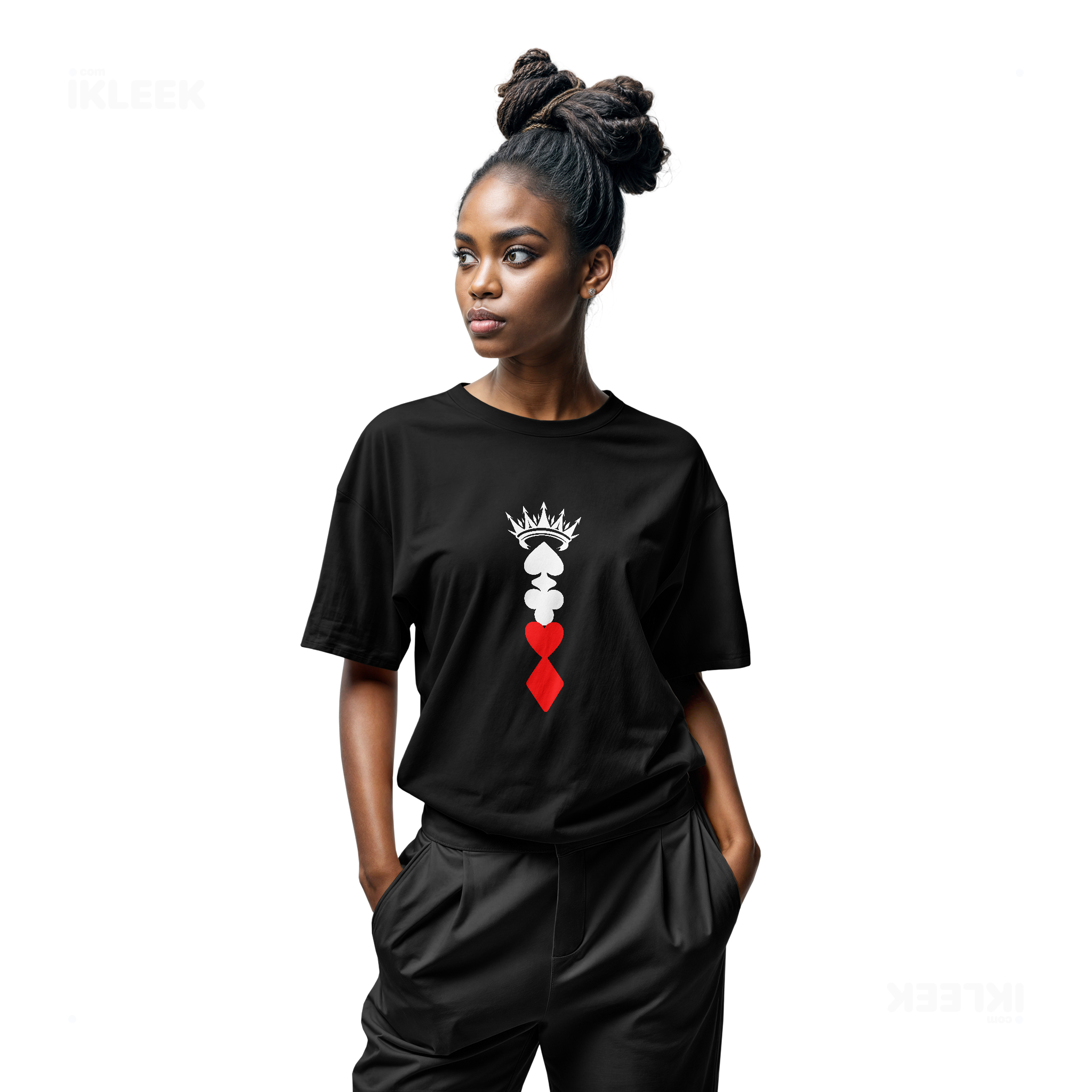RoyalSuitStack Adult T Shirt 04 Black