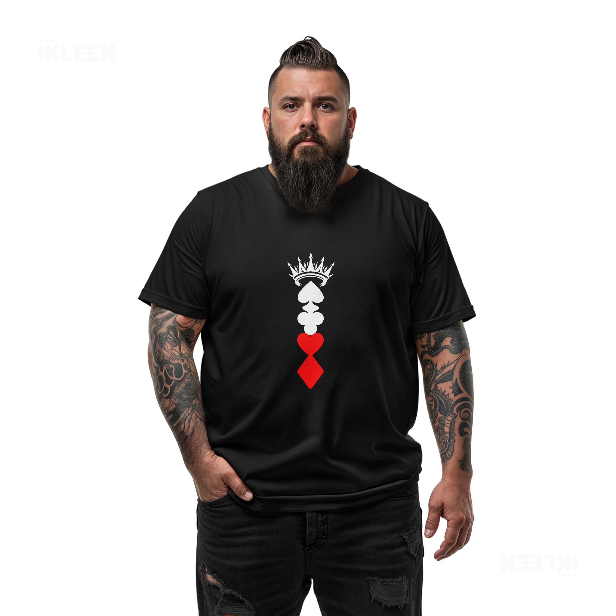 RoyalSuitStack Adult T Shirt 05 Black