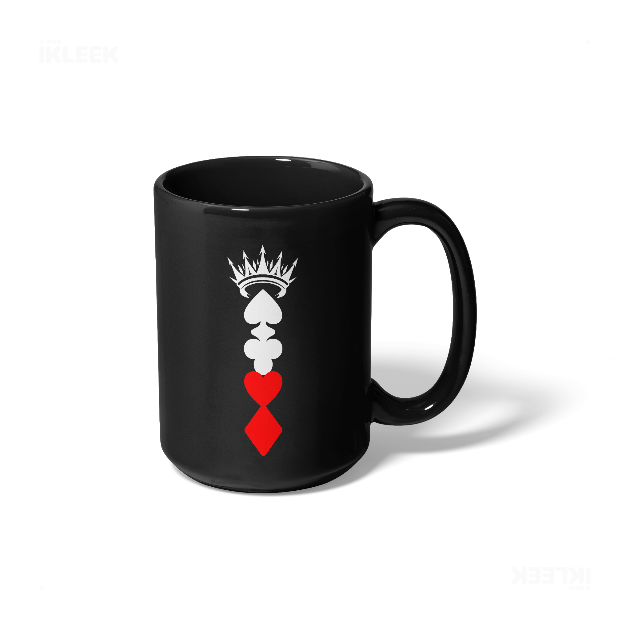RoyalSuitStack Ceramic Mug 01 Black