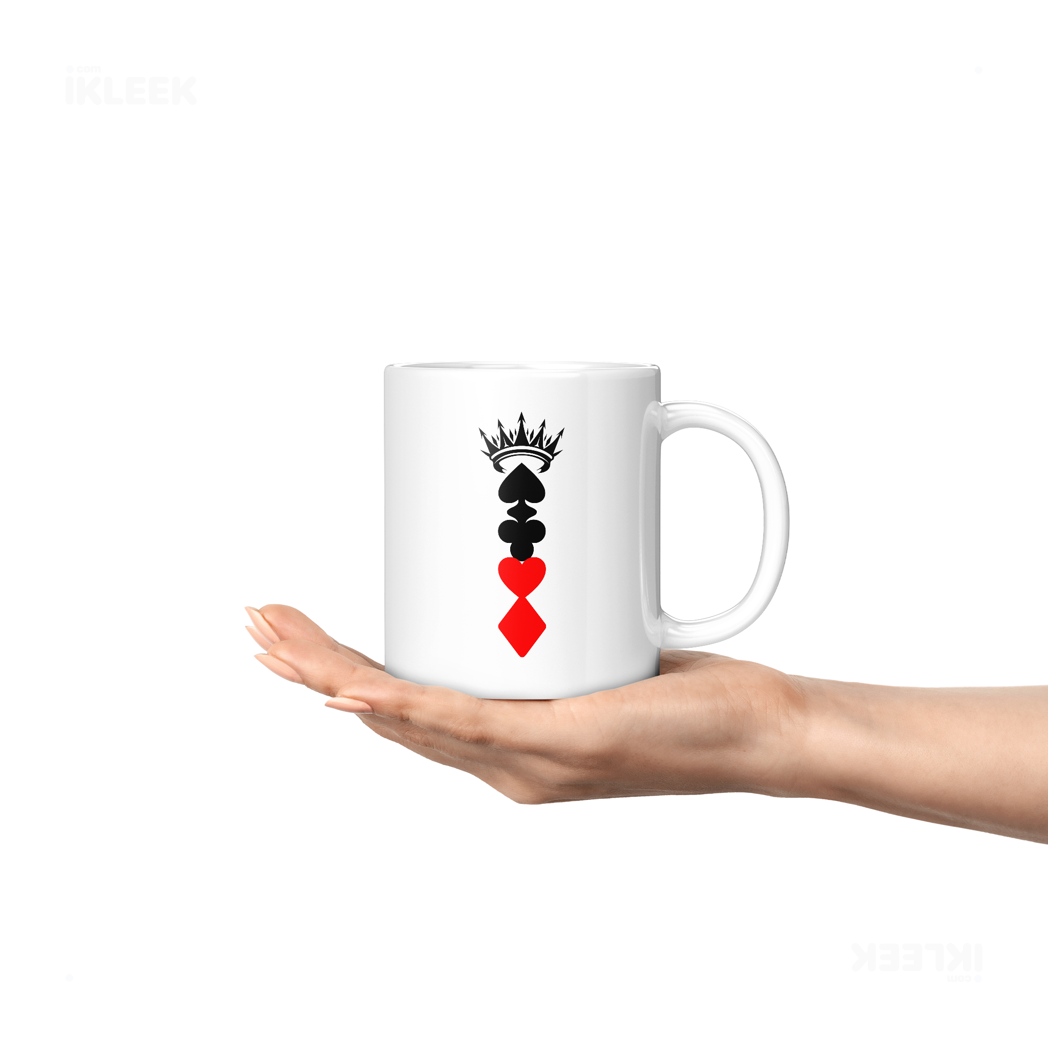 RoyalSuitStack Ceramic Mug 04 White