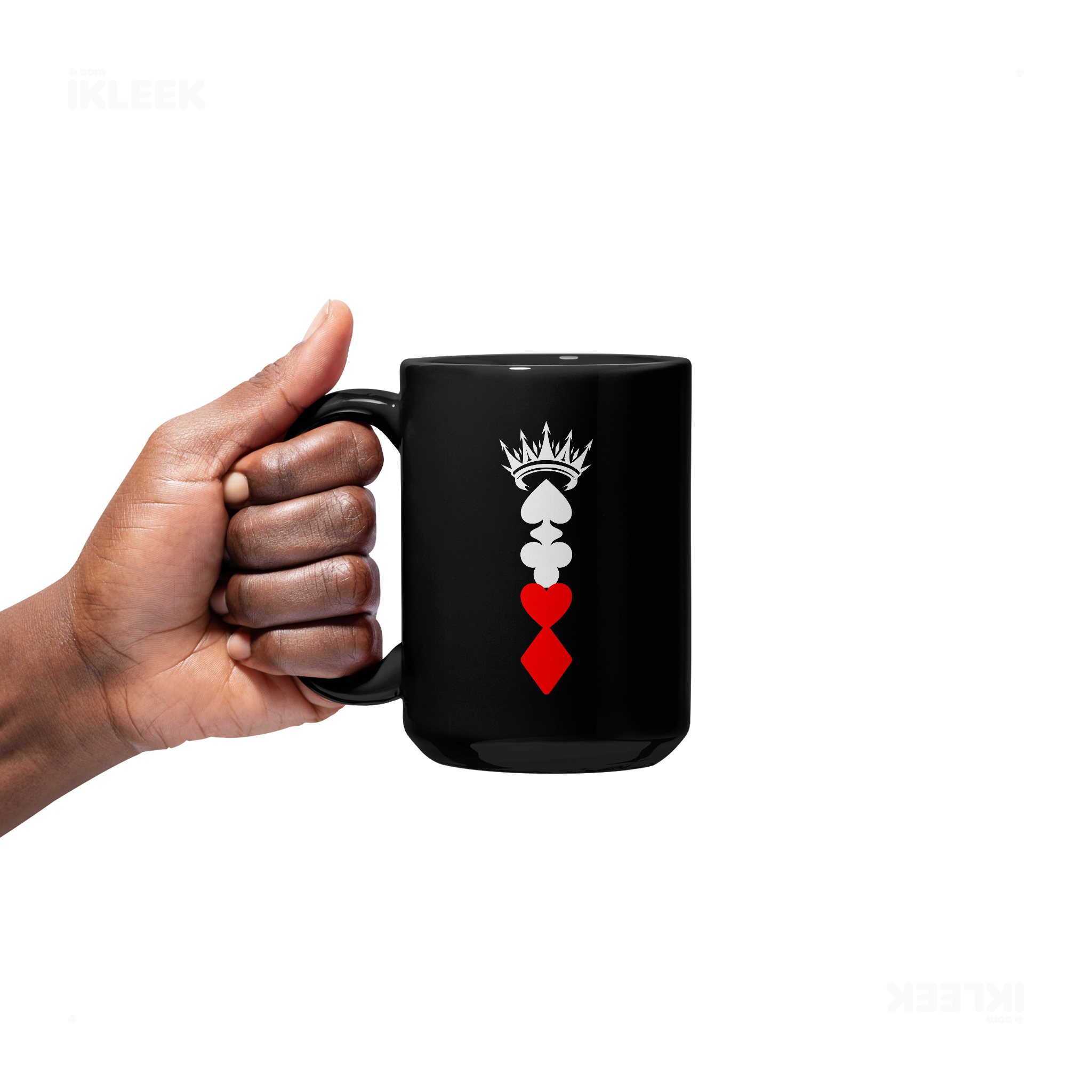 RoyalSuitStack Ceramic Mug 05 Black