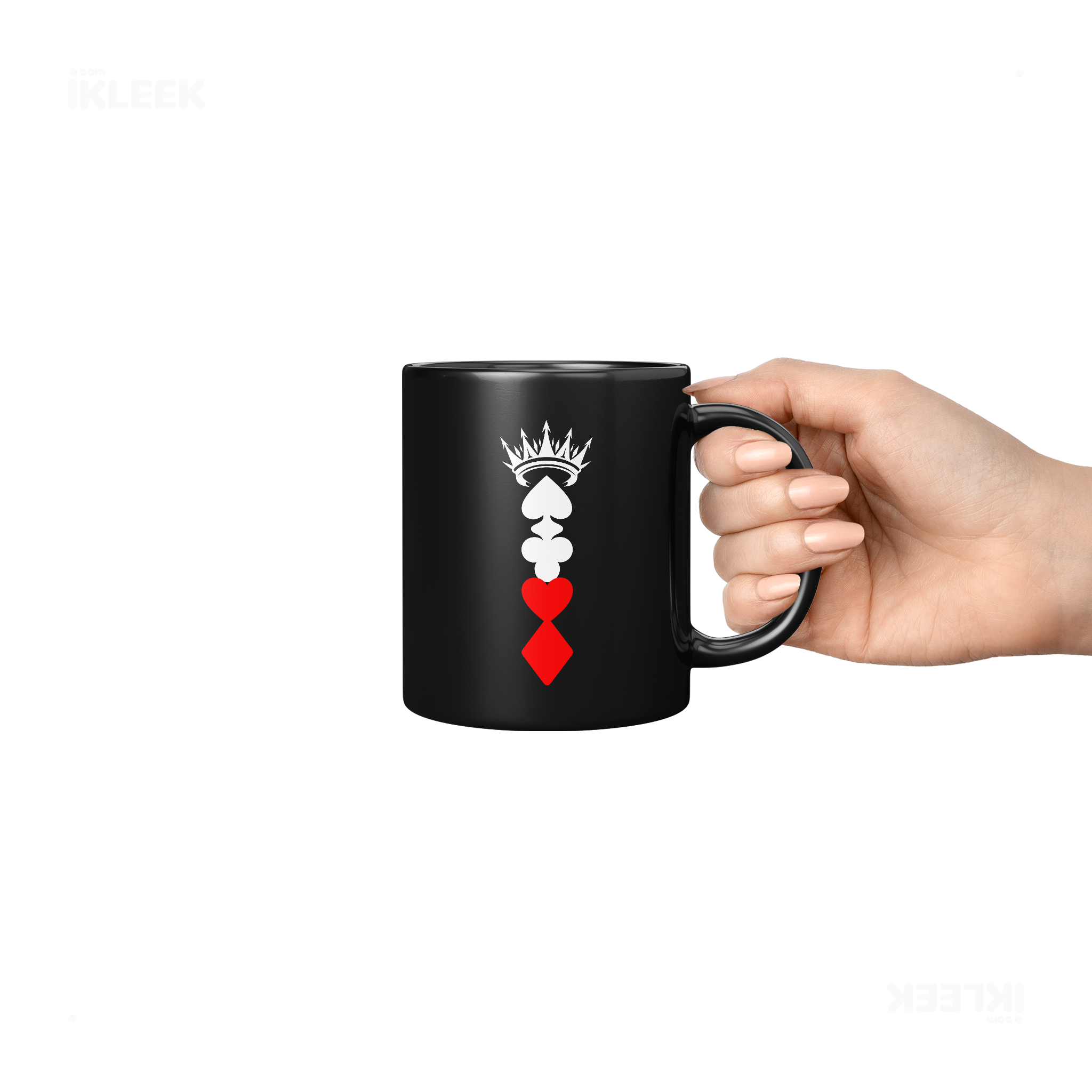 RoyalSuitStack Ceramic Mug 06 Black