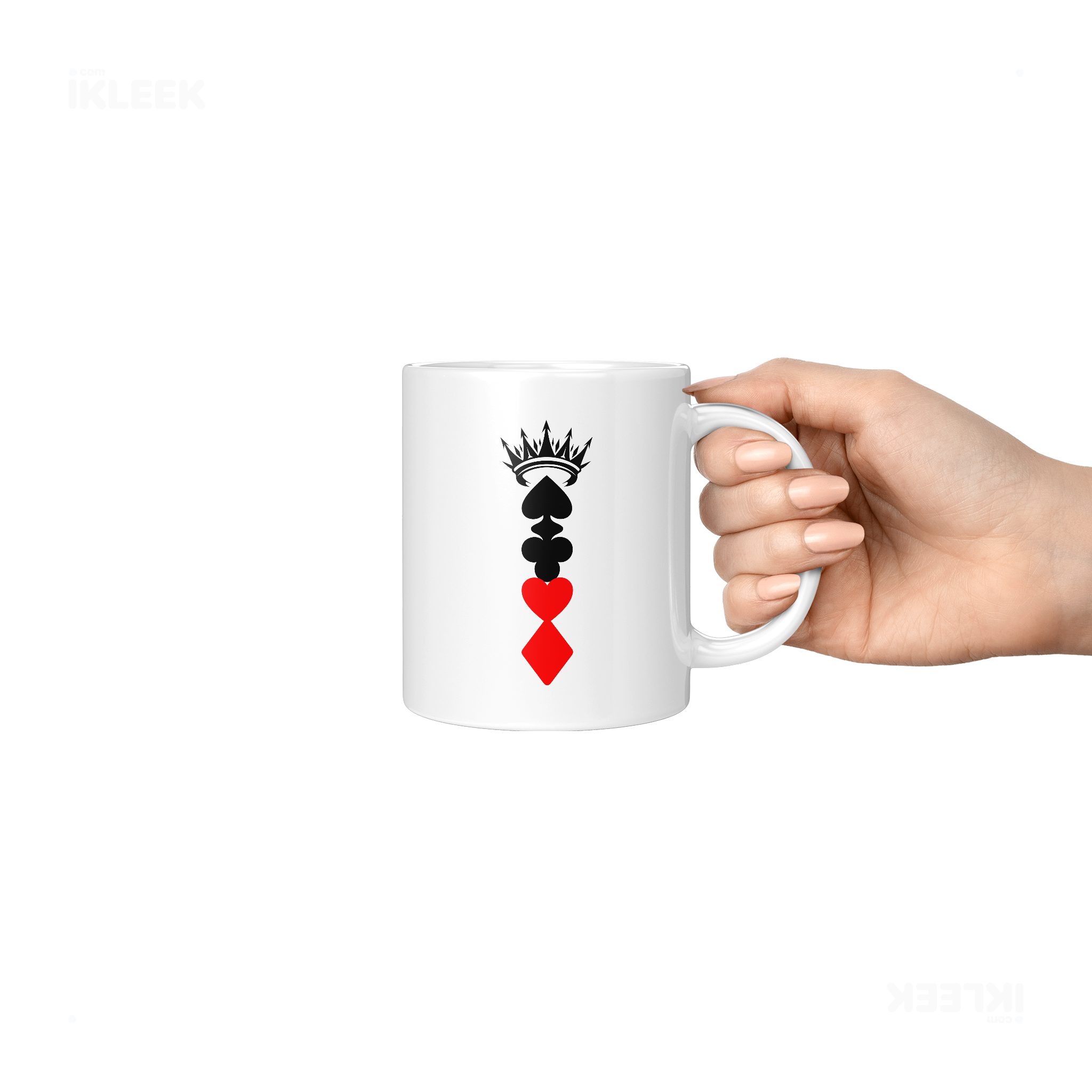 RoyalSuitStack Ceramic Mug 06 White