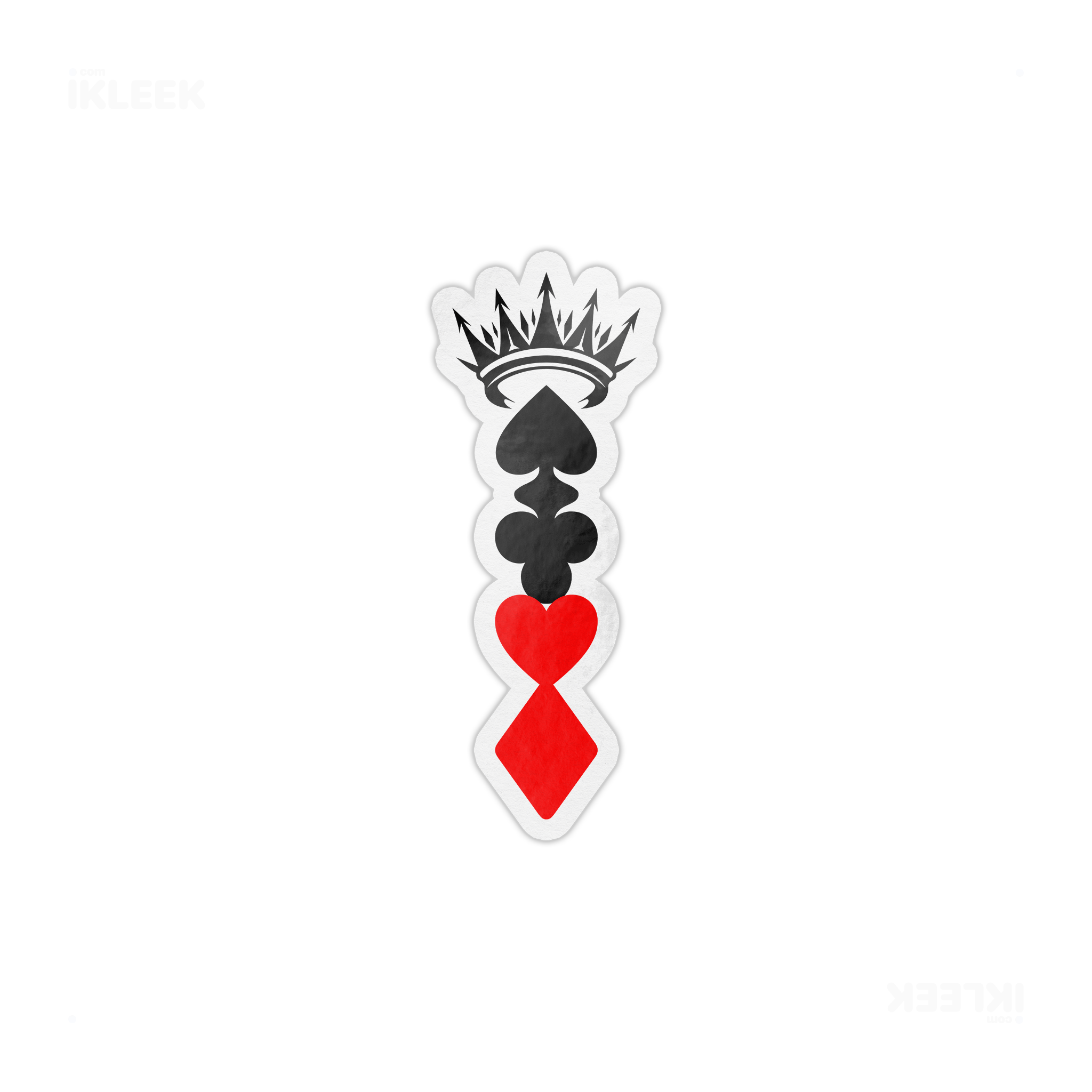 RoyalSuitStack Die Cut Magnet 01