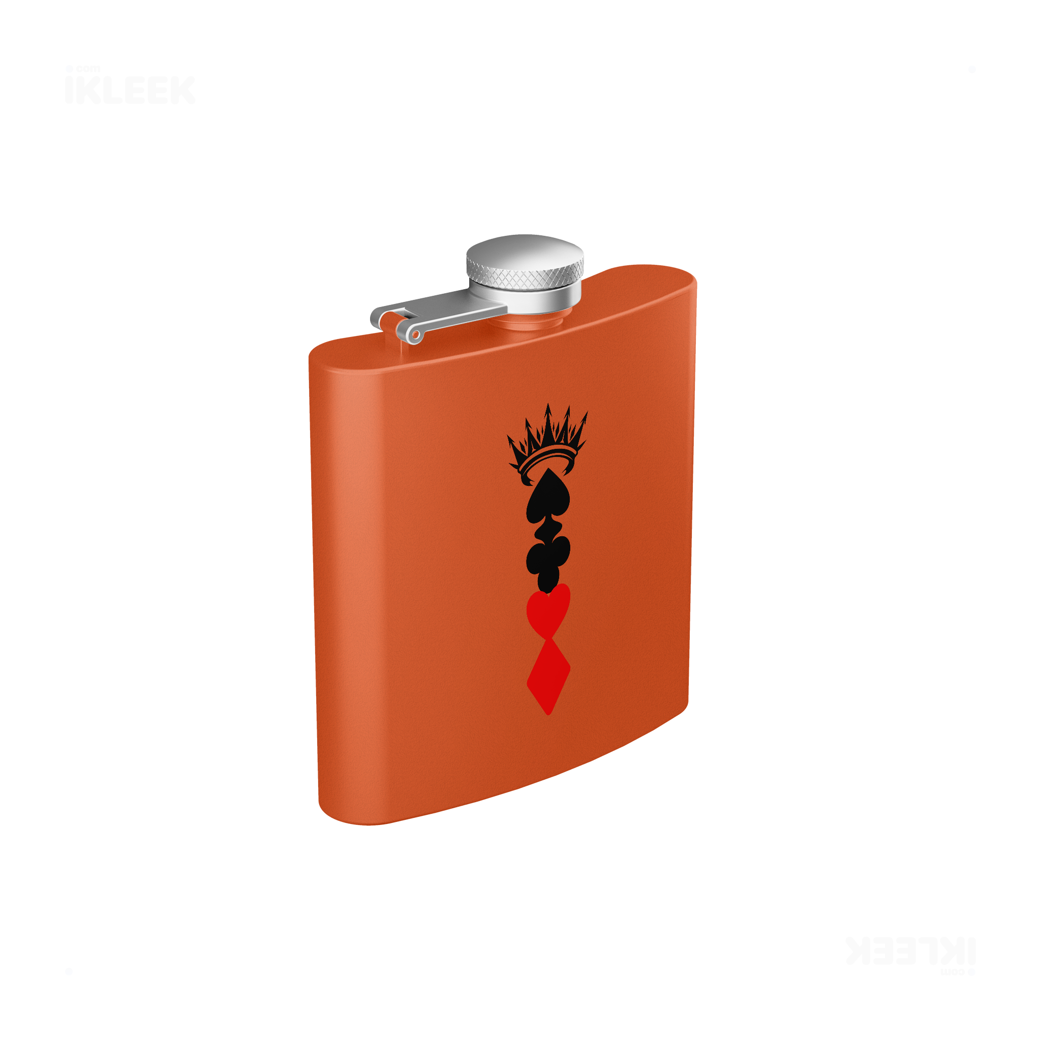 RoyalSuitStack Hip Flasks 03 Orange