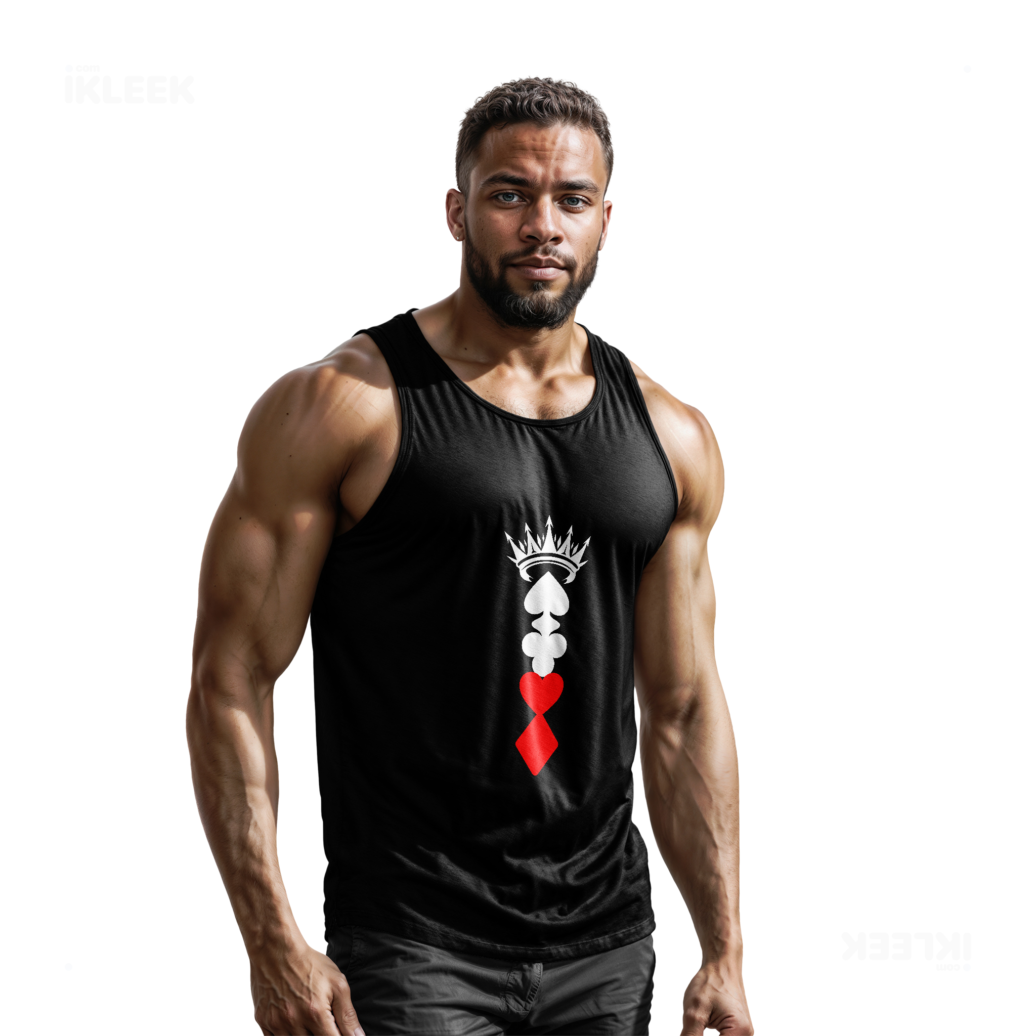 RoyalSuitStack Tank Tops 02 Black