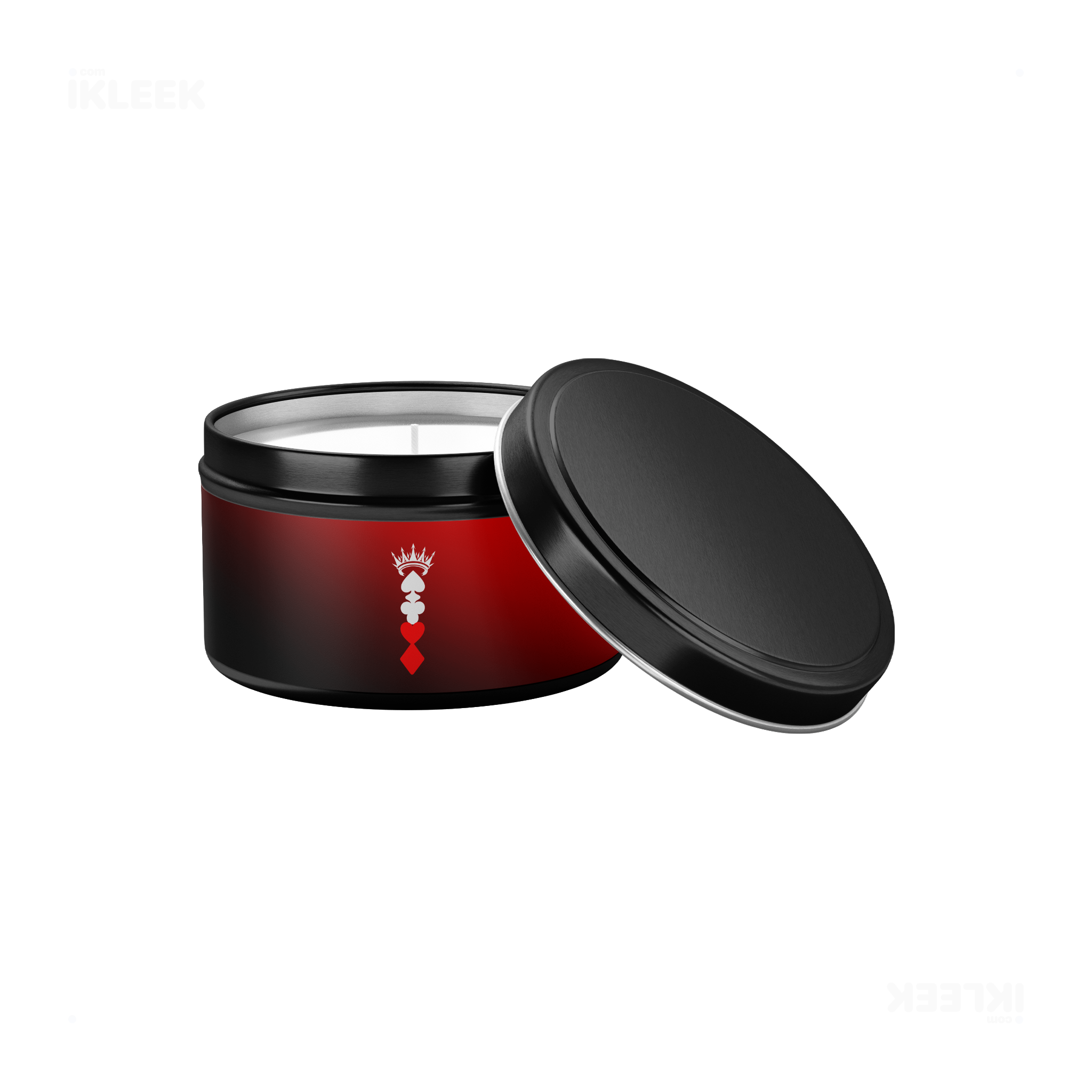 RoyalSuitStack Tin Candle 03 Black