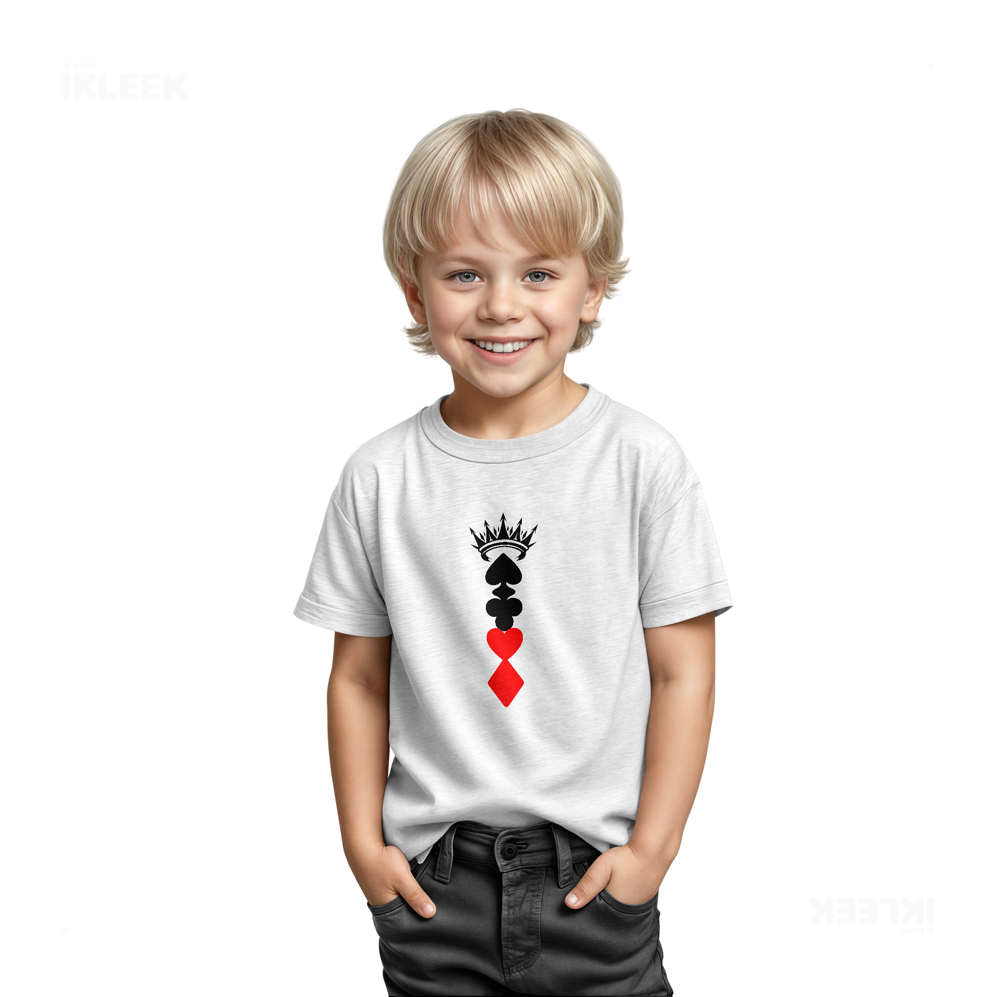 RoyalSuitStack Toddler T Shirt 03 White