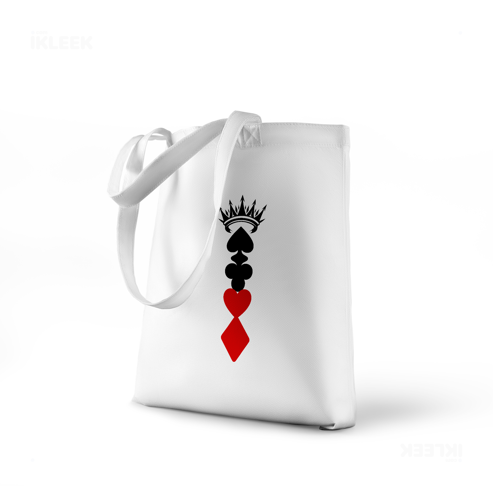 RoyalSuitStack Tote Bags 01 White