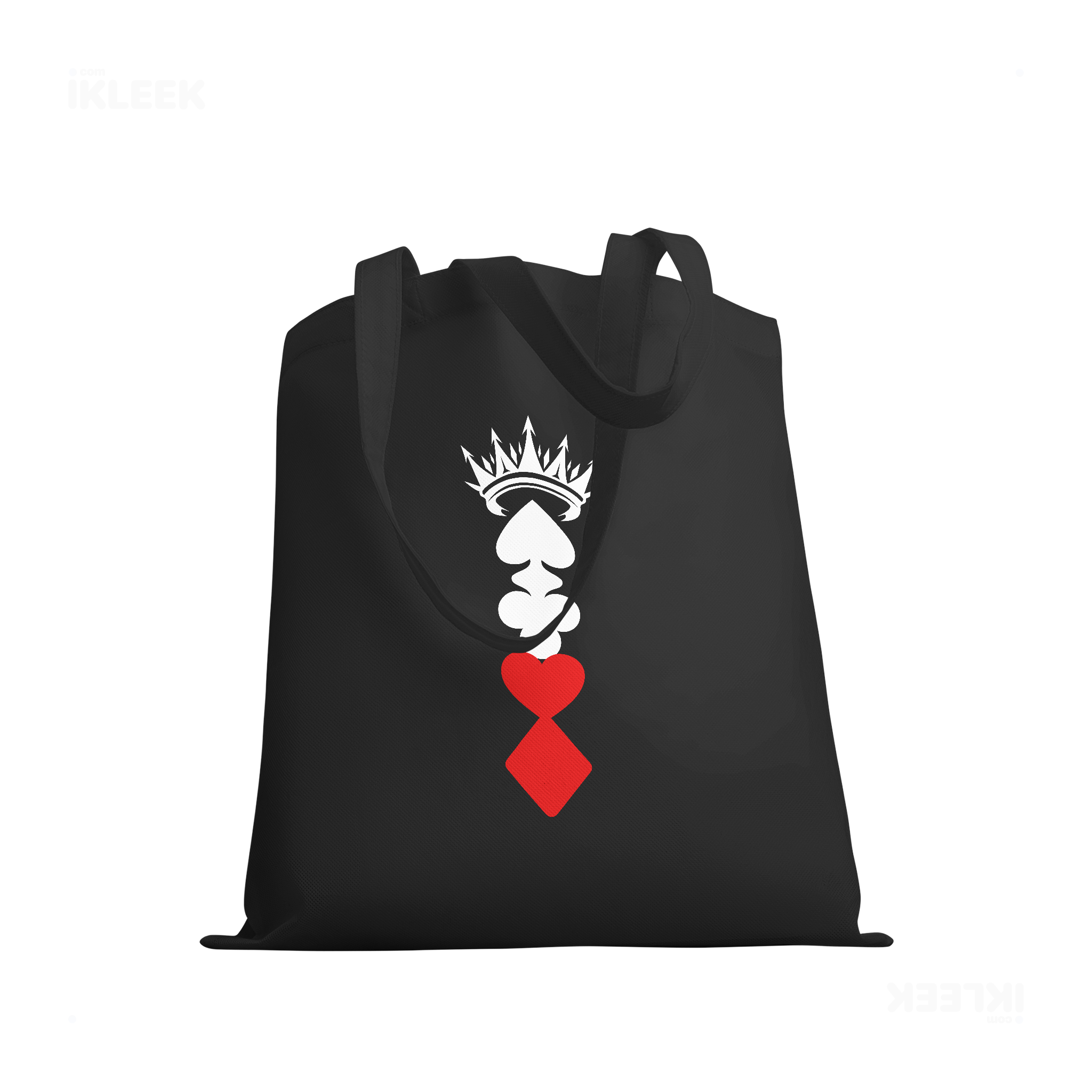 RoyalSuitStack Tote Bags 03 Black
