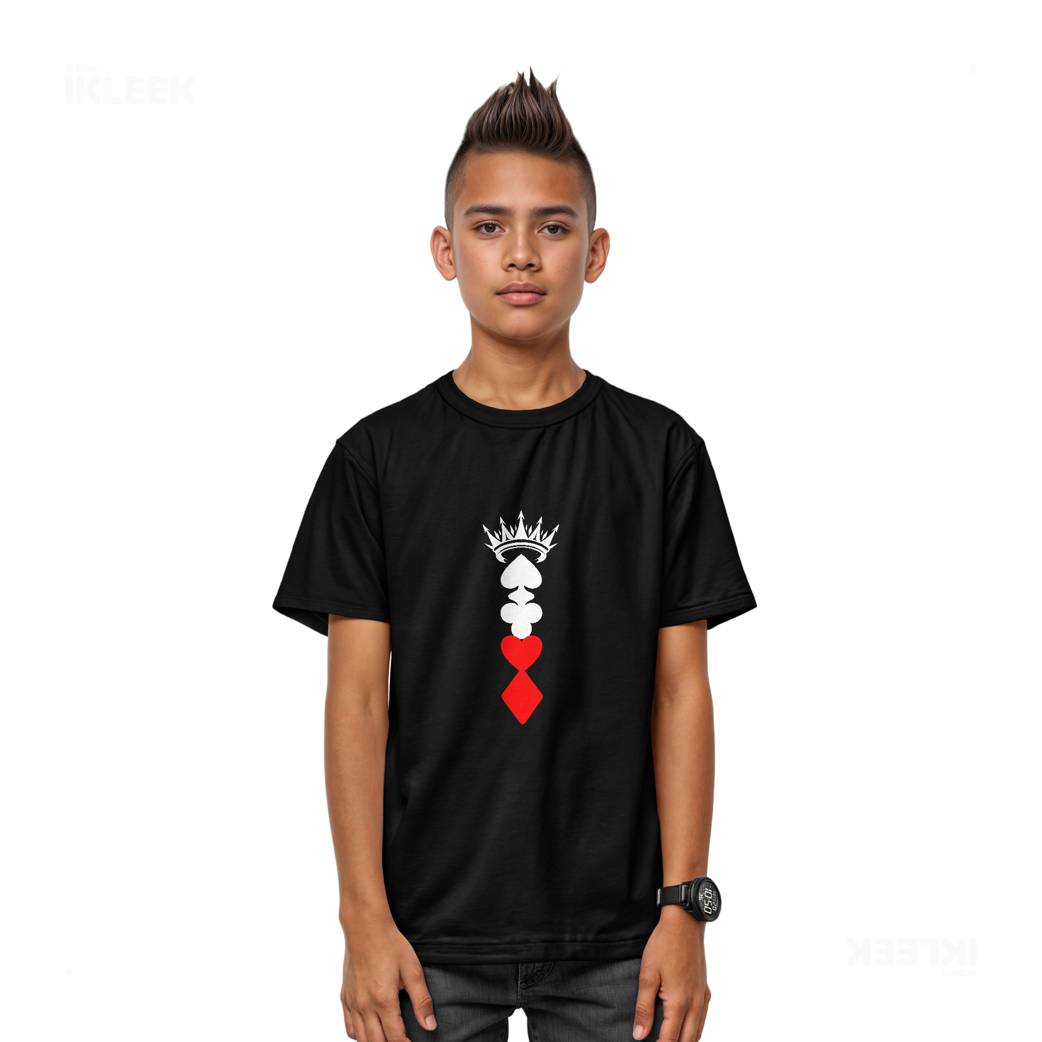 RoyalSuitStack Youth T Shirt 03 Black