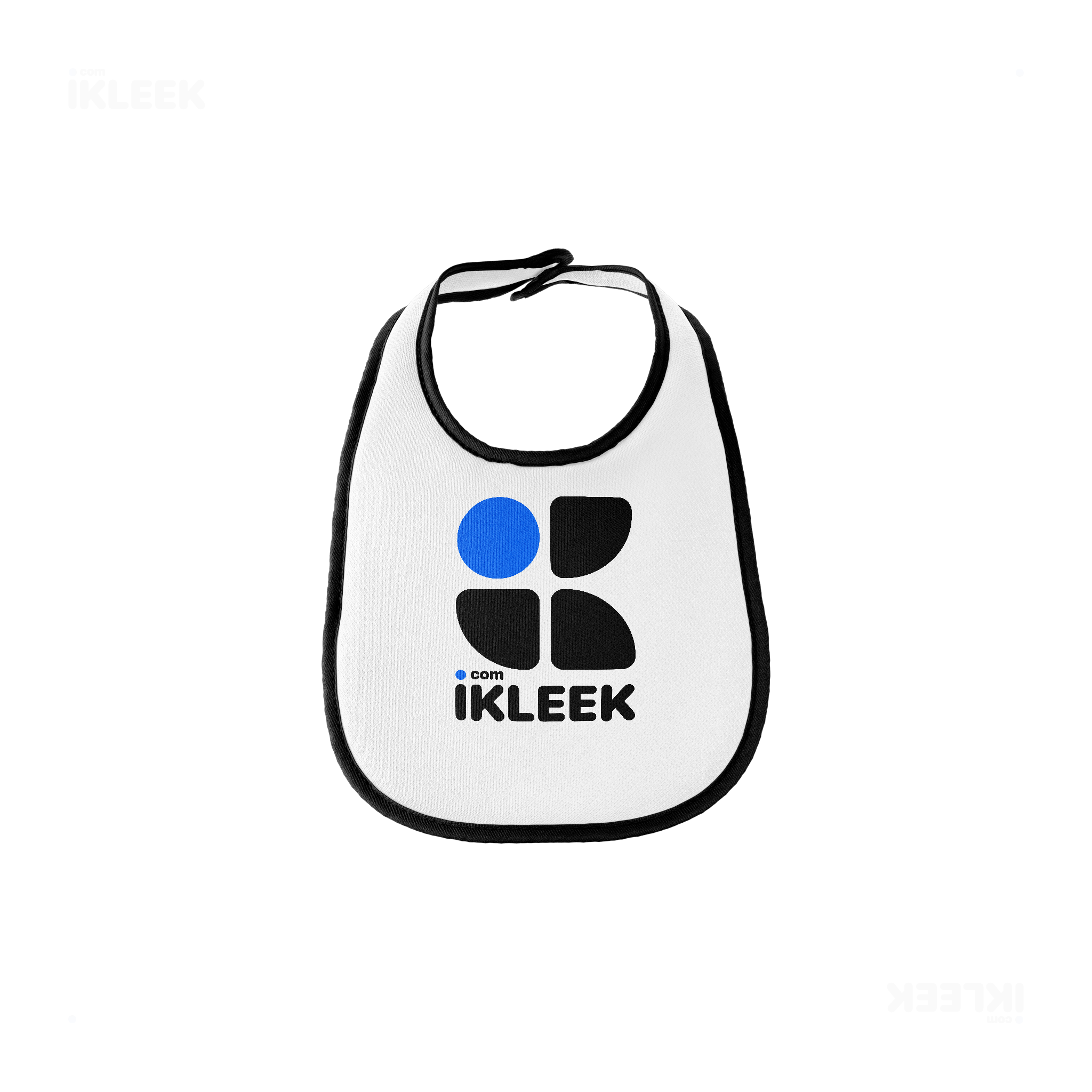 iKLEEKMark Baby Bibs 01 White Black