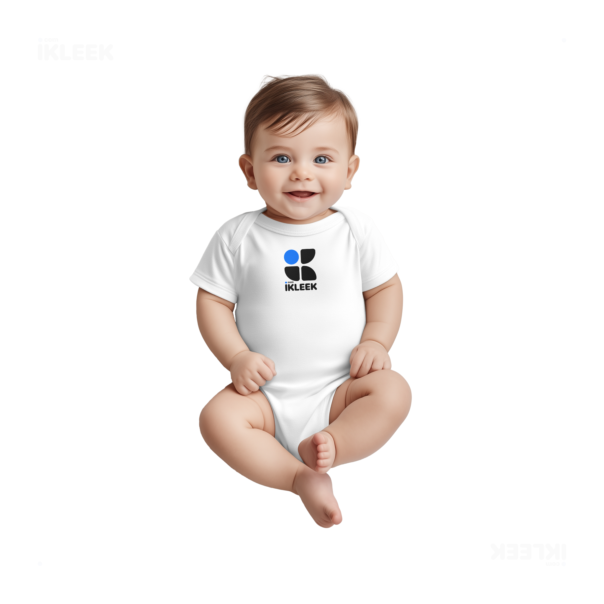 iKLEEKMark Baby Onesies 03 White