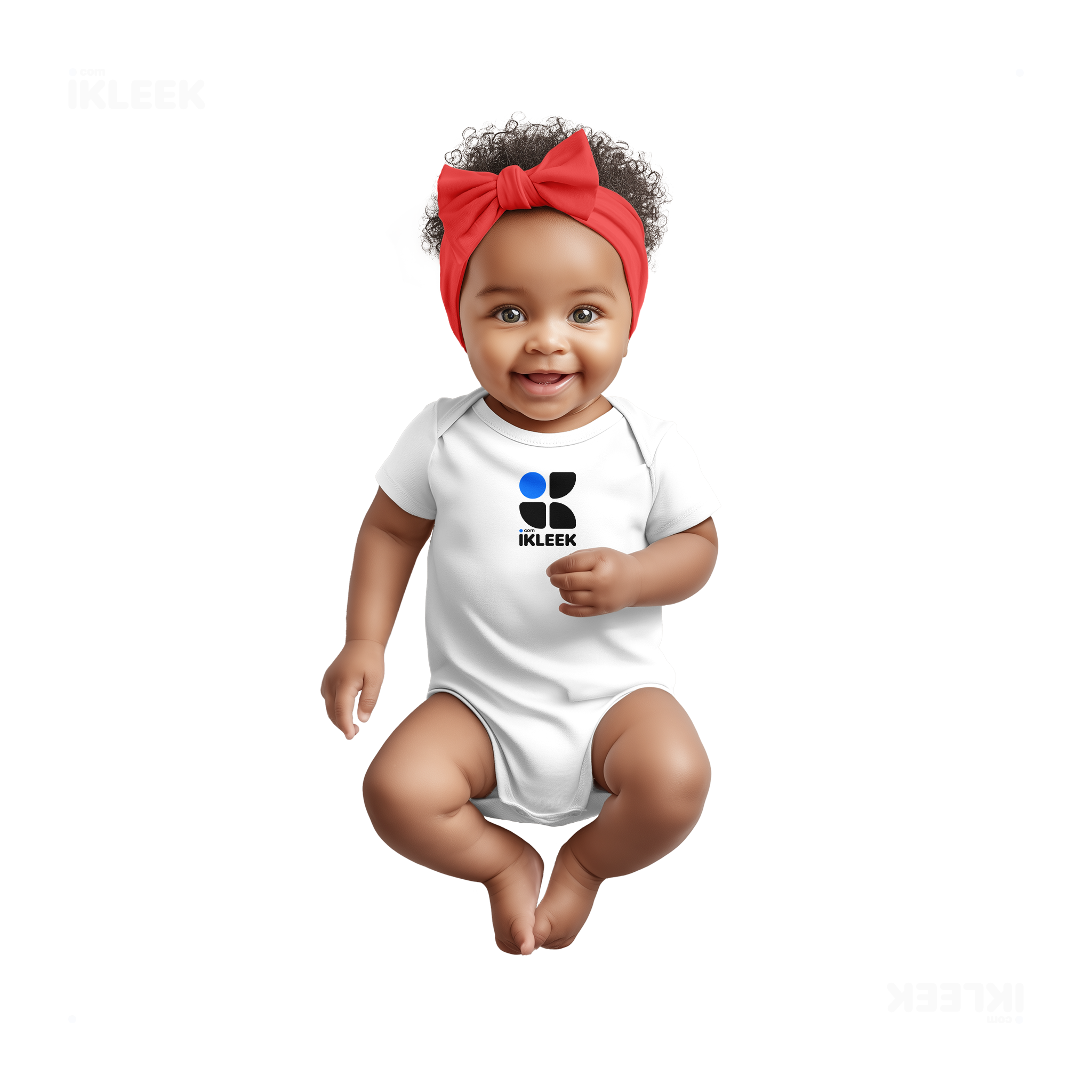 iKLEEKMark Baby Onesies 04 White