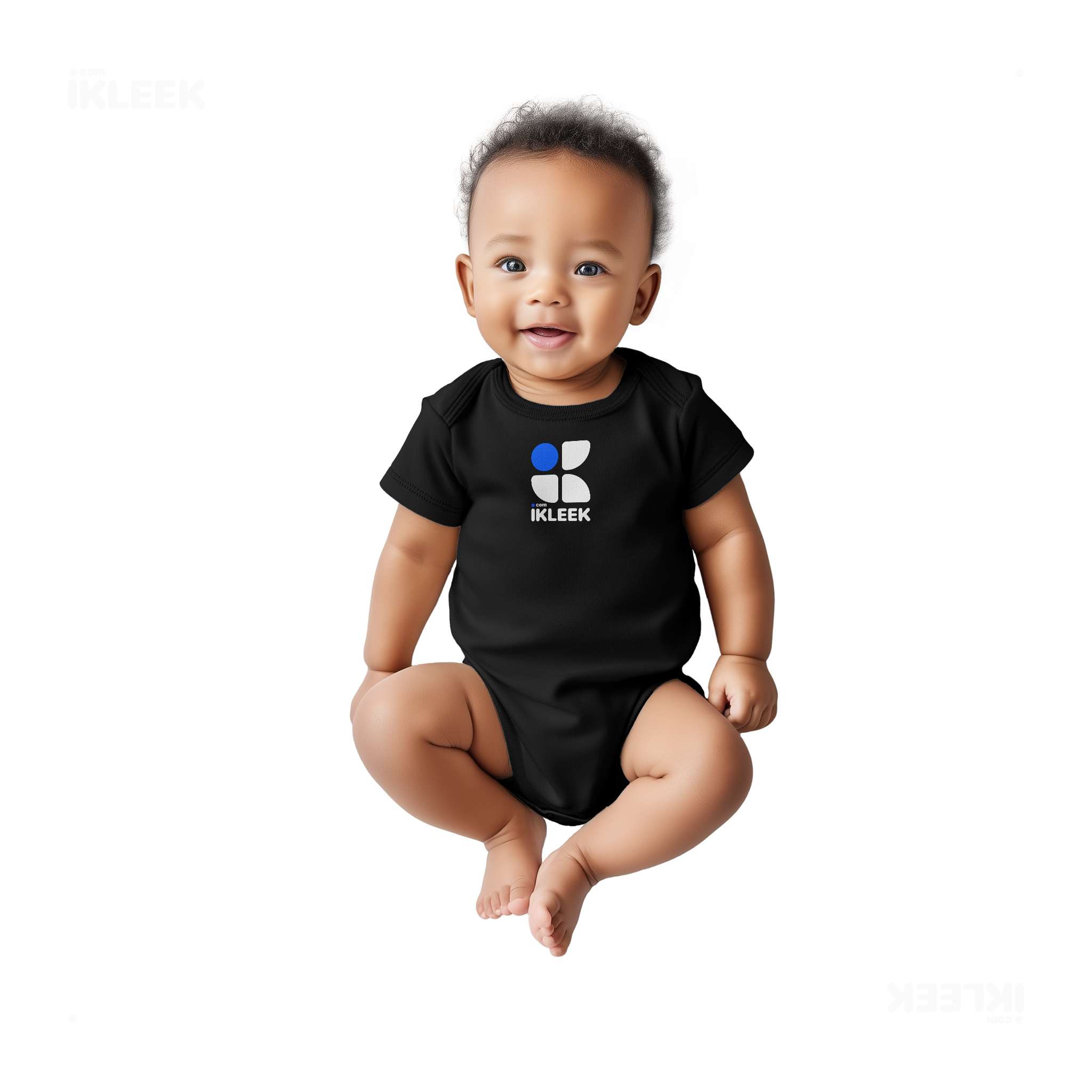 iKLEEKMark Baby Onesies 05 Black