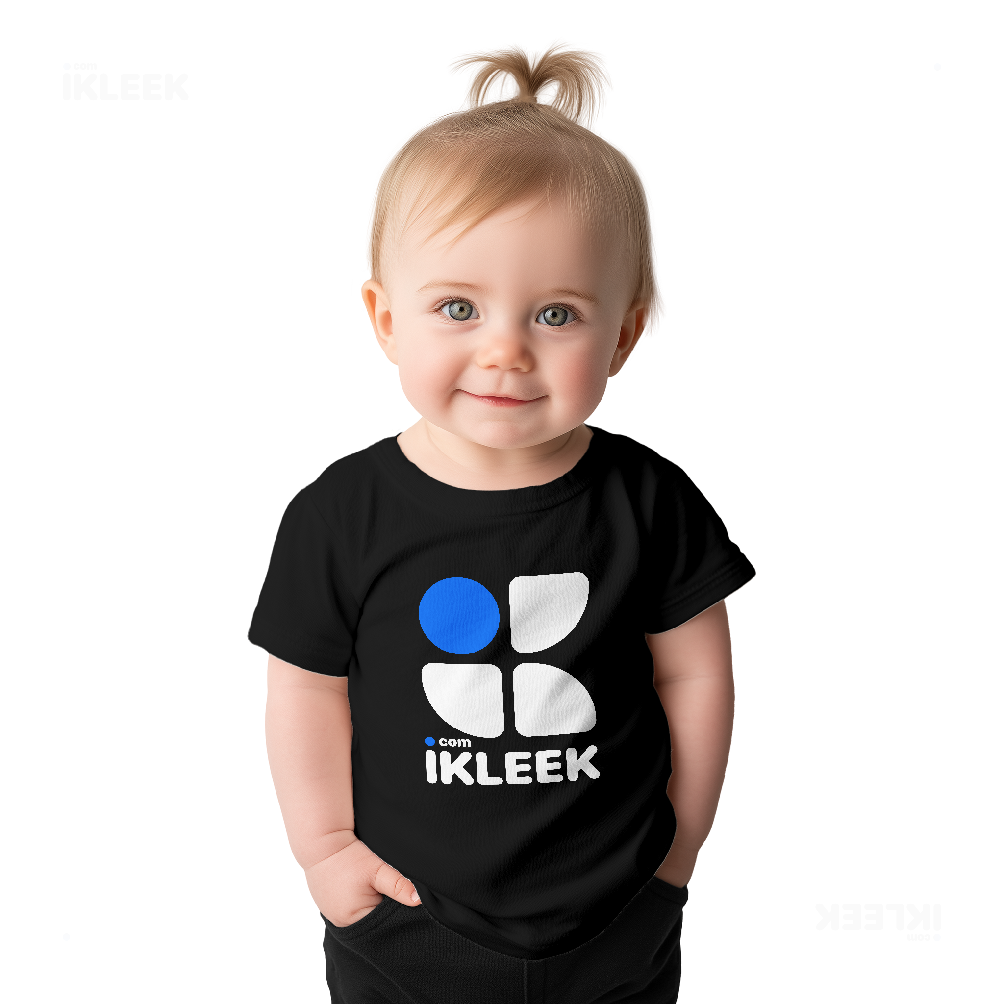 iKLEEKMark Baby T Shirt 02 Black