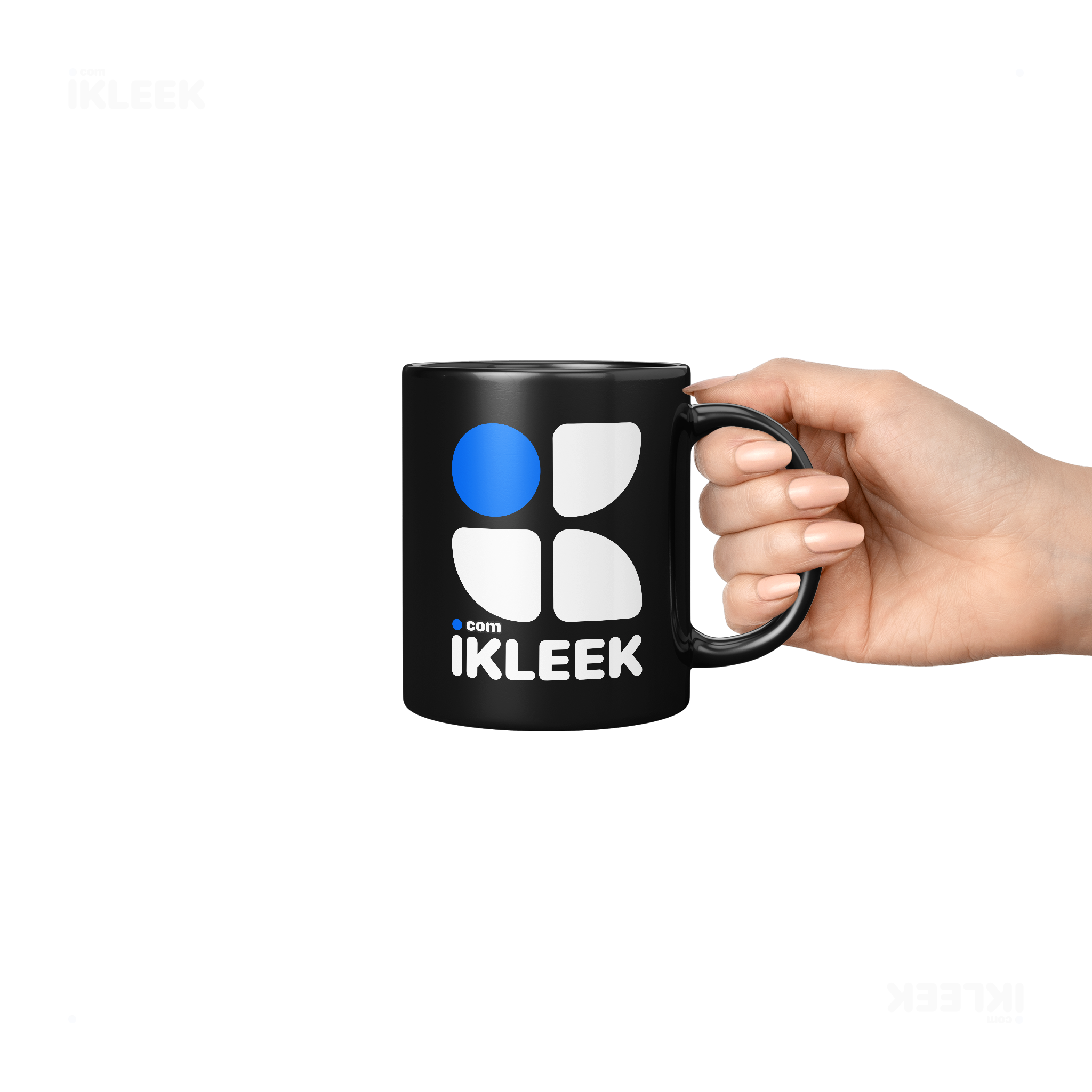 iKLEEKMark Ceramic Mug 06 Black