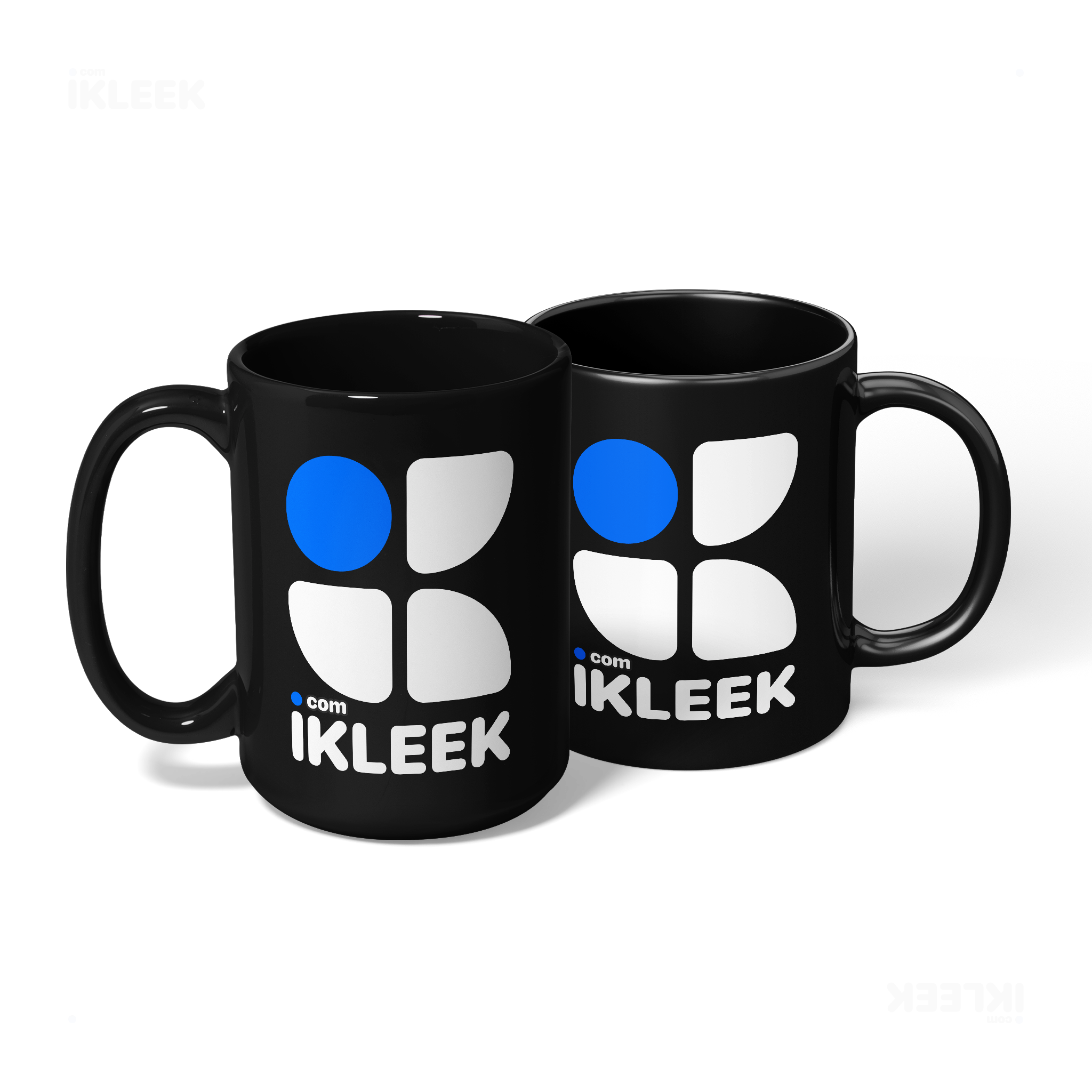 iKLEEKMark Ceramic Mug 08 Black