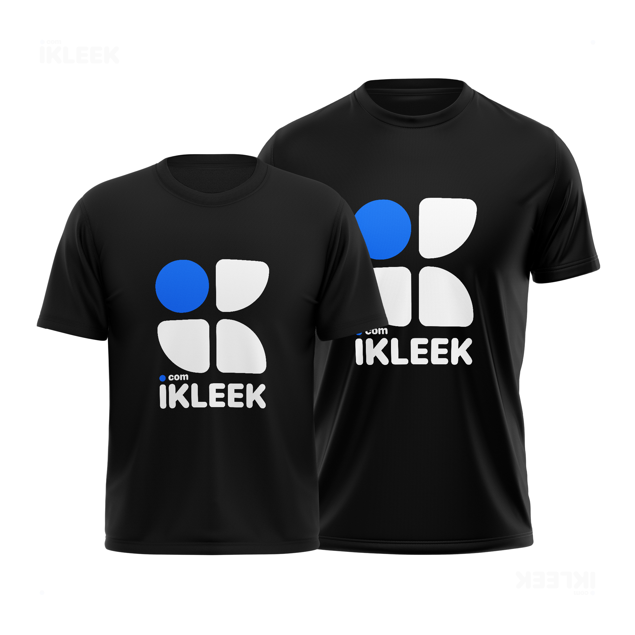 iKLEEKMark Couple T Shirt 01 Black