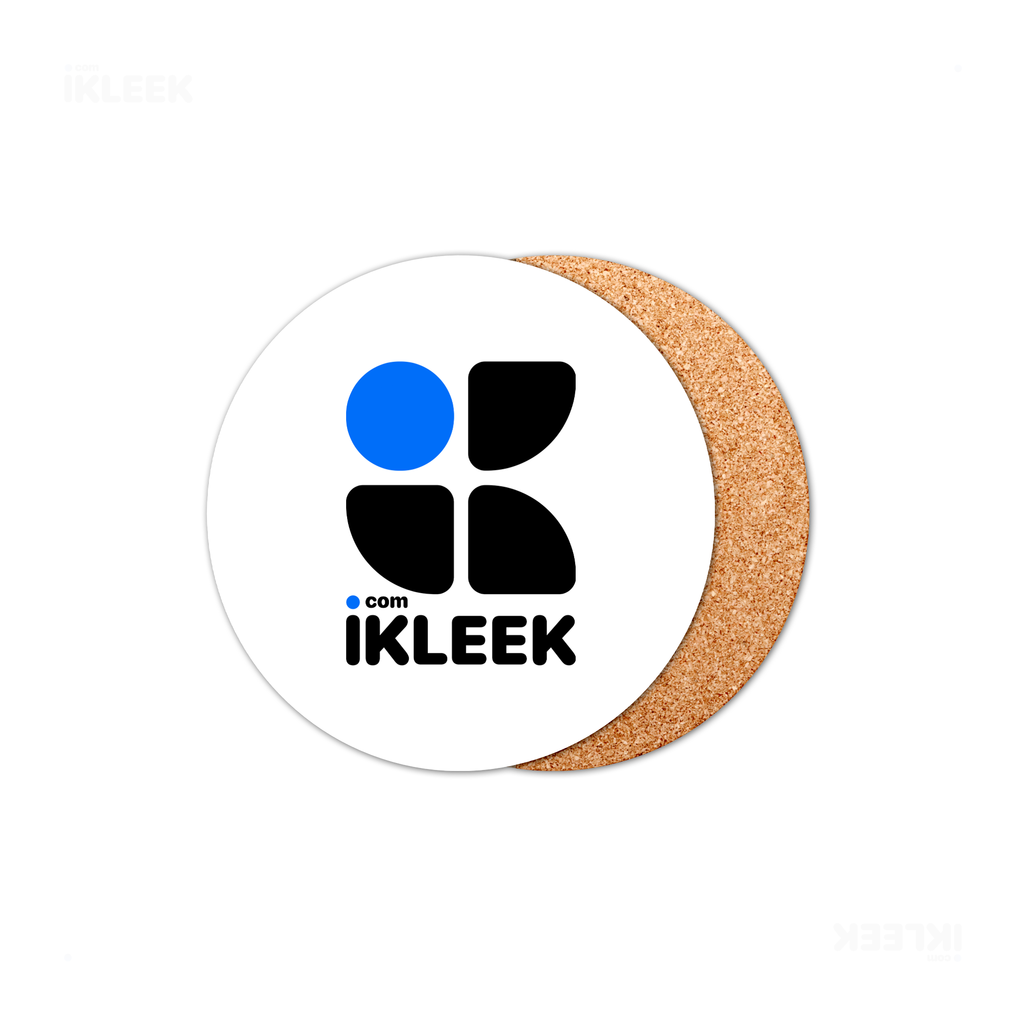 iKLEEKMark High Gloss Coaster 01 Round
