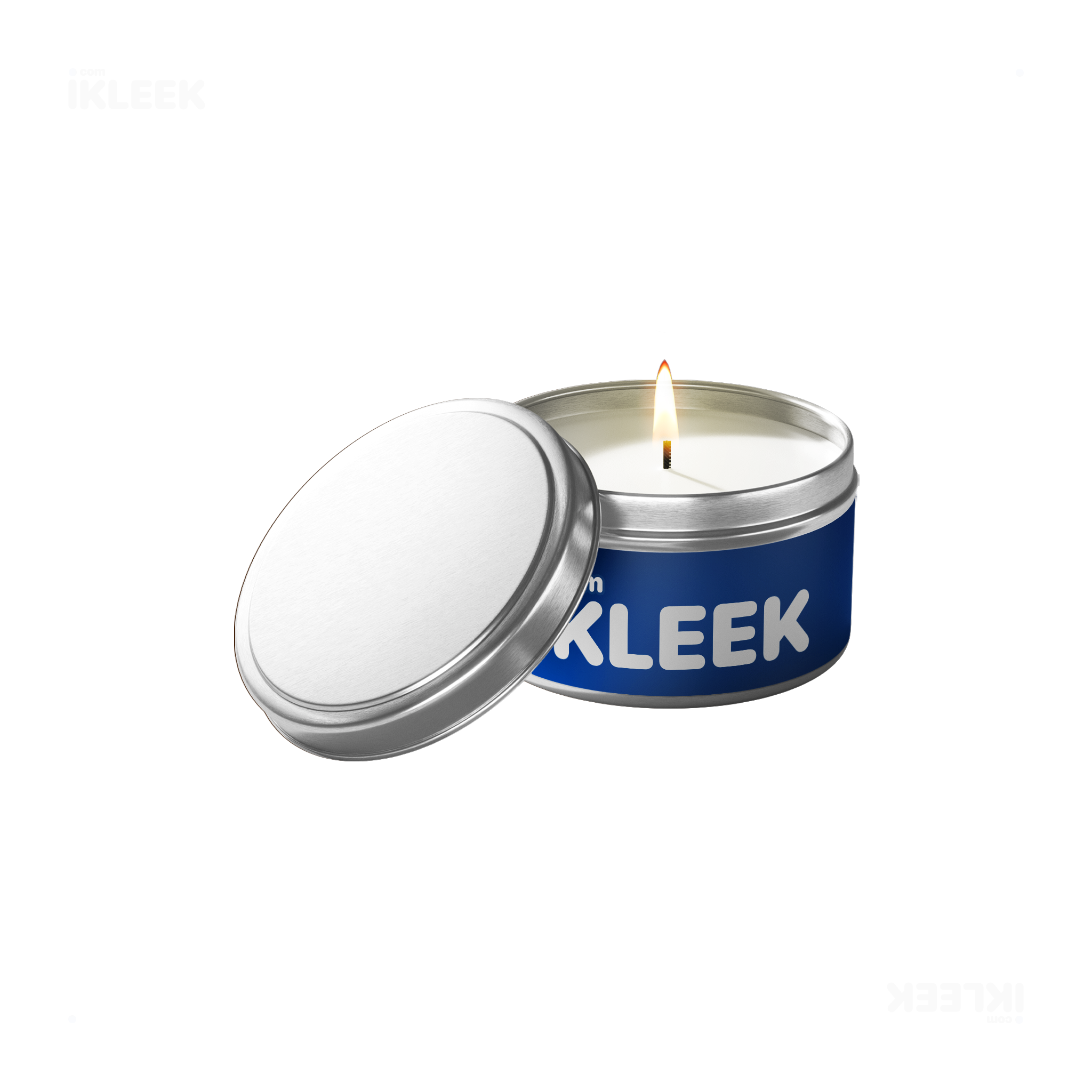 iKLEEKMark Tin Candle 01 Silver