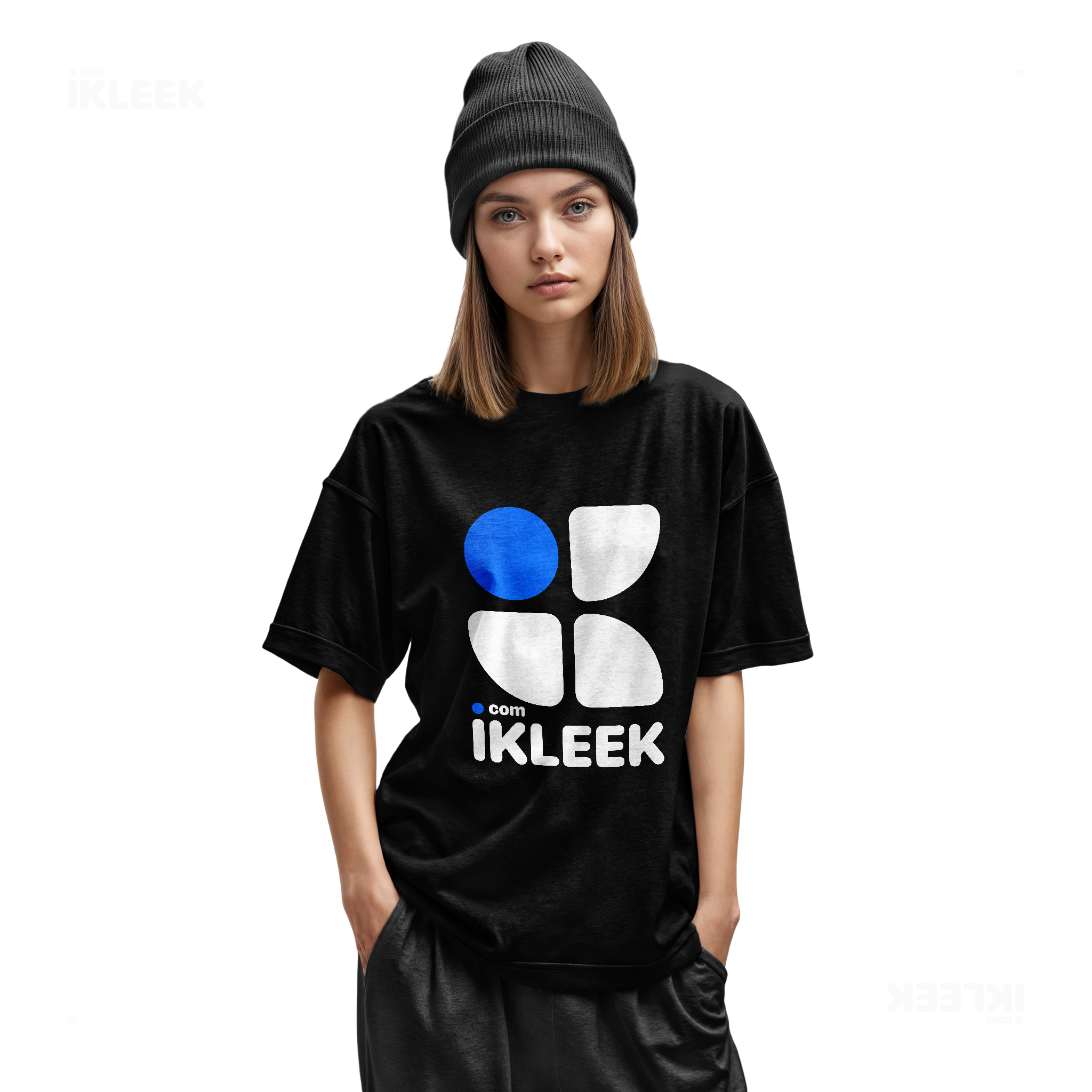 iKLEEKMark Youth T Shirt 02 Black