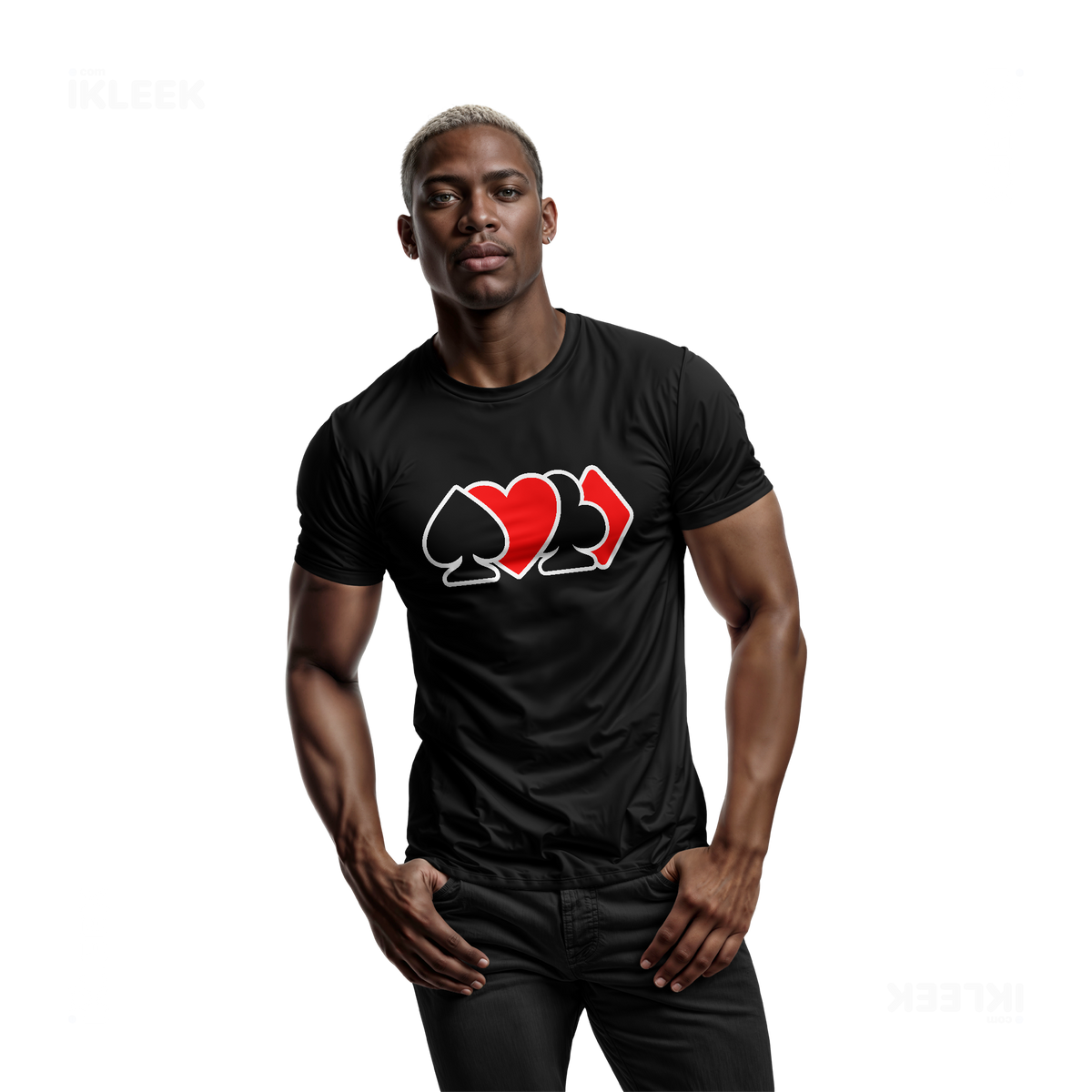 AllSuitsInline Adult T Shirt 02 Black
