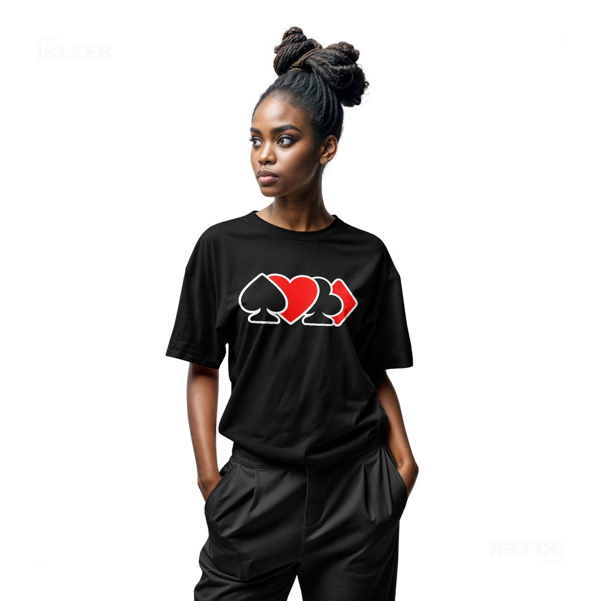 AllSuitsInline Adult T Shirt 04 Black