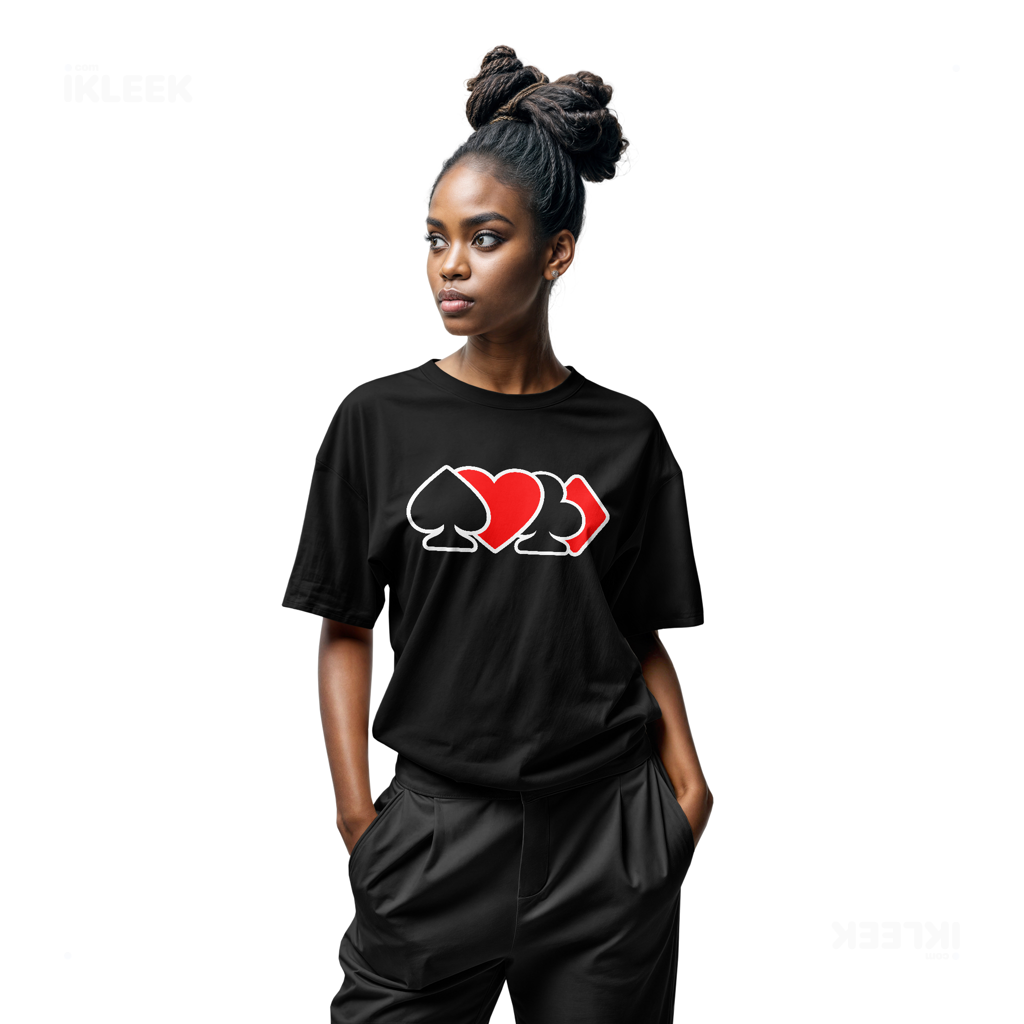 AllSuitsInline Adult T Shirt 04 Black