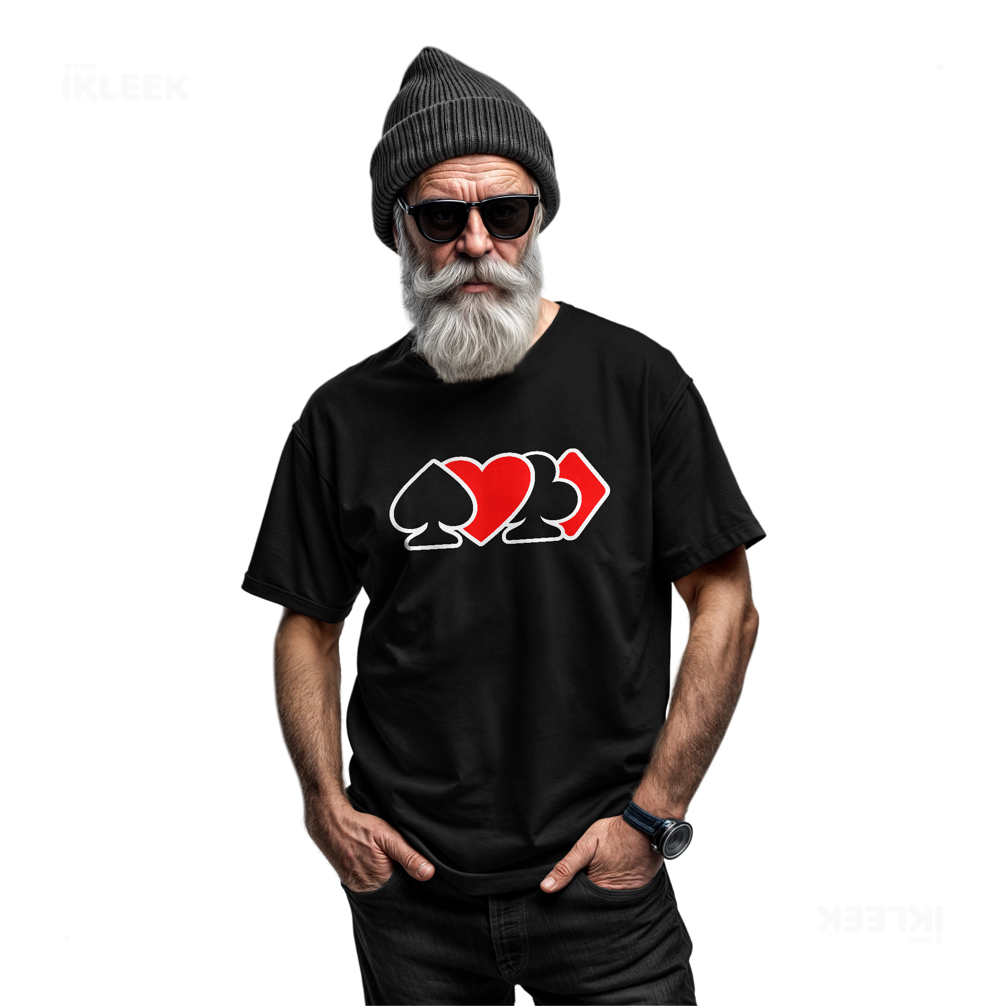 AllSuitsInline Adult T Shirt 06 Black