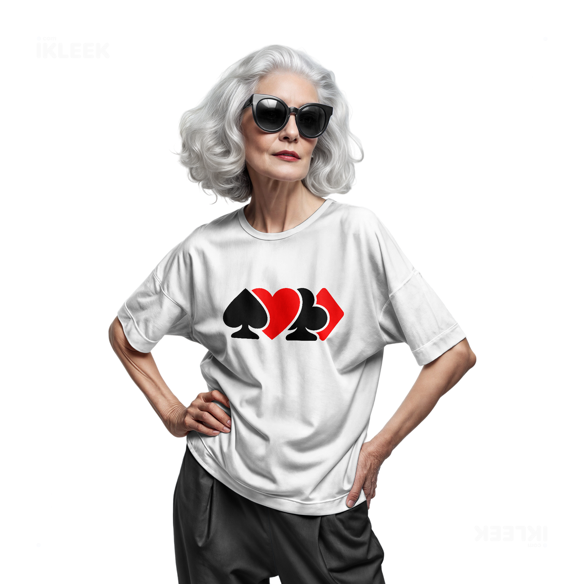 AllSuitsInline Adult T Shirt 07 White