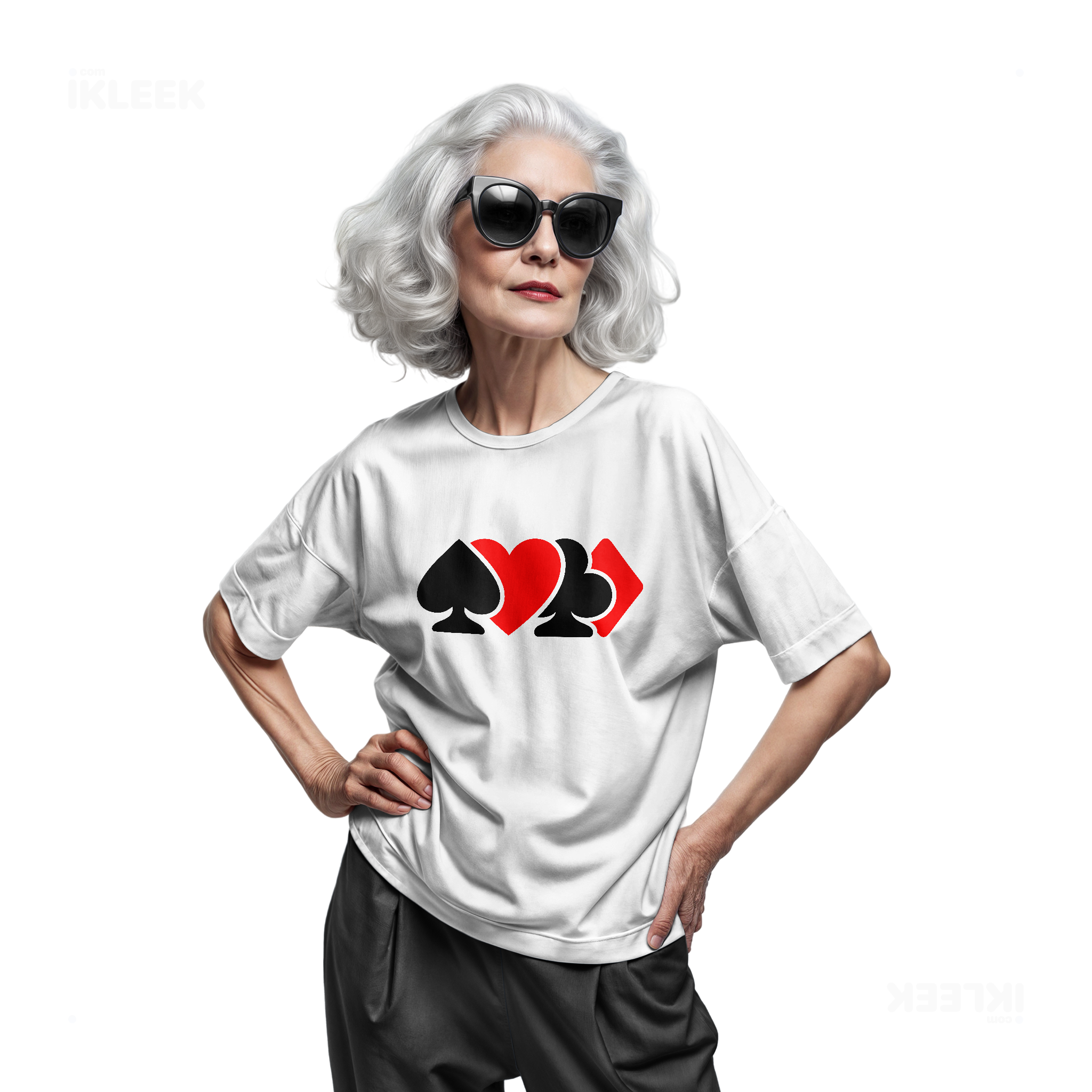 AllSuitsInline Adult T Shirt 07 White