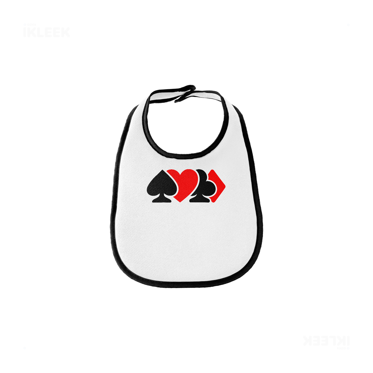 AllSuitsInline Baby Bibs 01 White Black