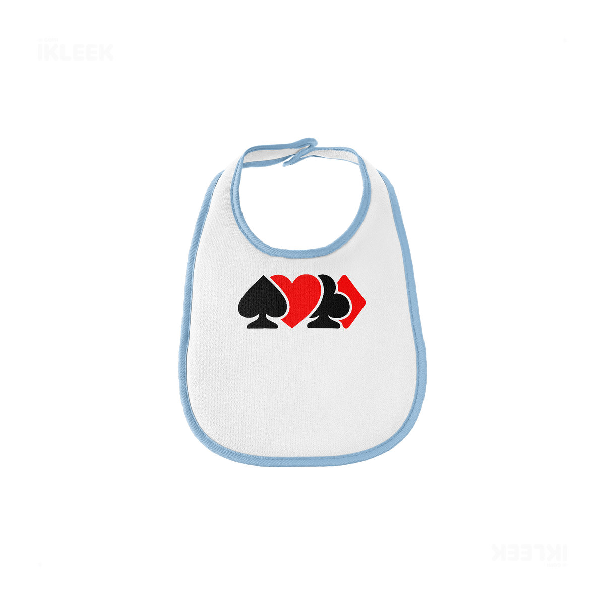 AllSuitsInline Baby Bibs 01 White Lightblue