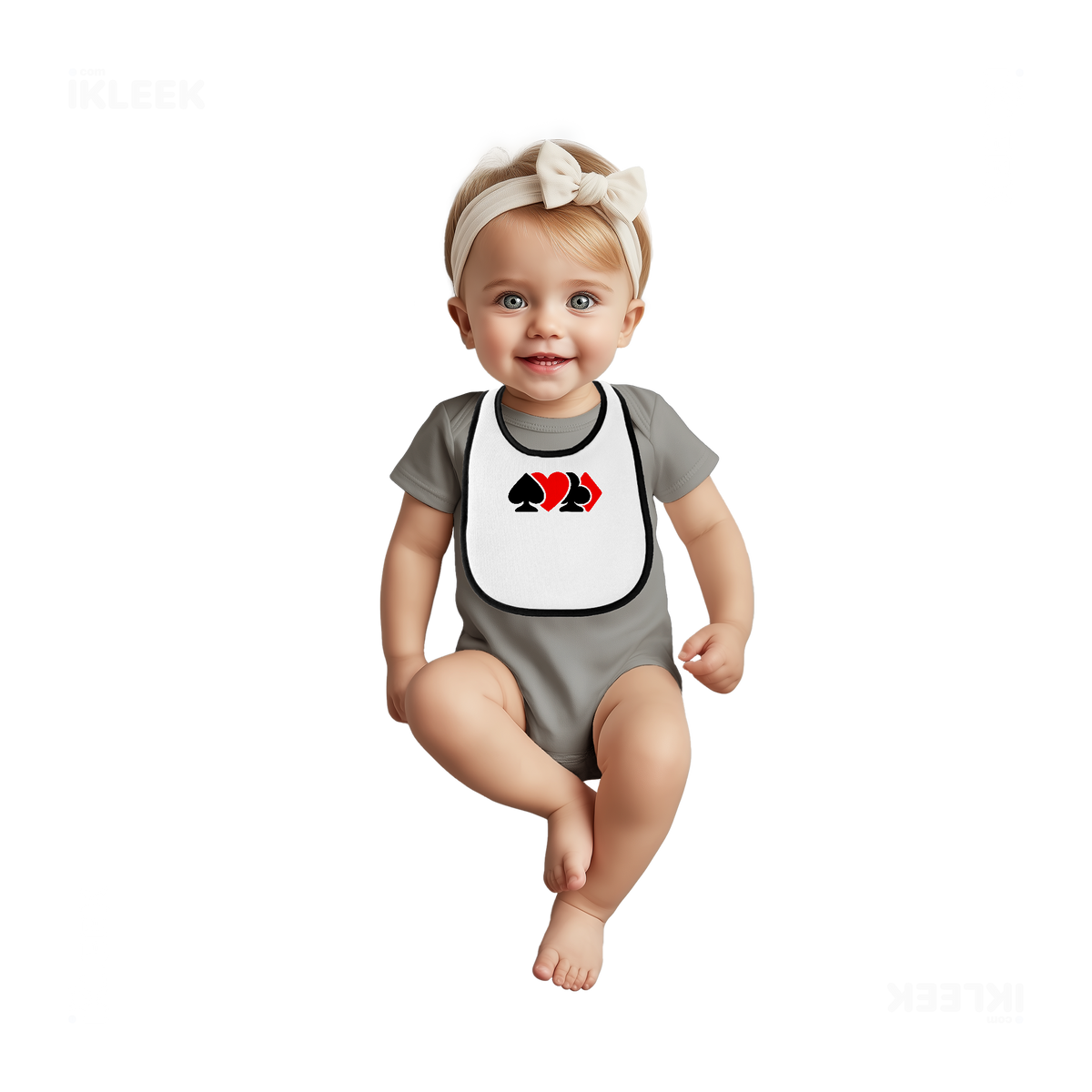 AllSuitsInline Baby Bibs 02 White Black