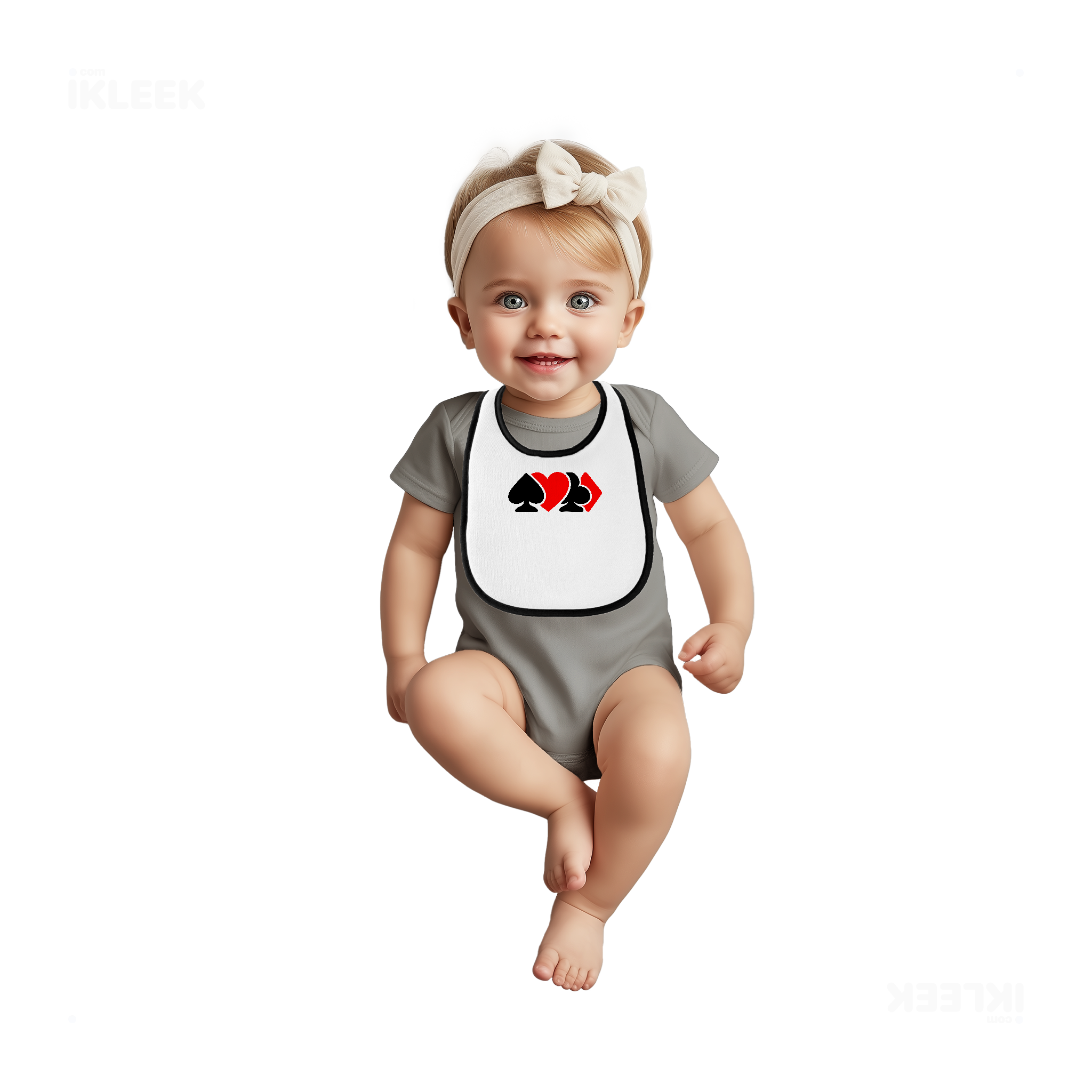 AllSuitsInline Baby Bibs 02 White Black
