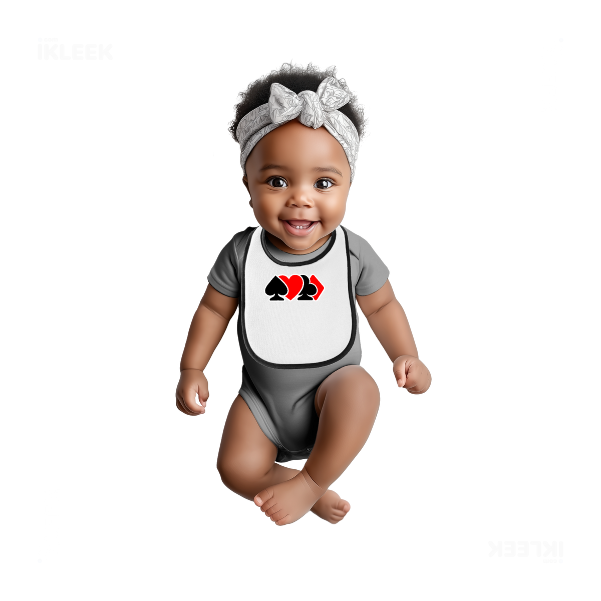 AllSuitsInline Baby Bibs 04 White Black
