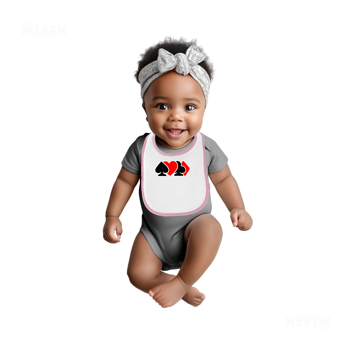 AllSuitsInline Baby Bibs 04 White Pink
