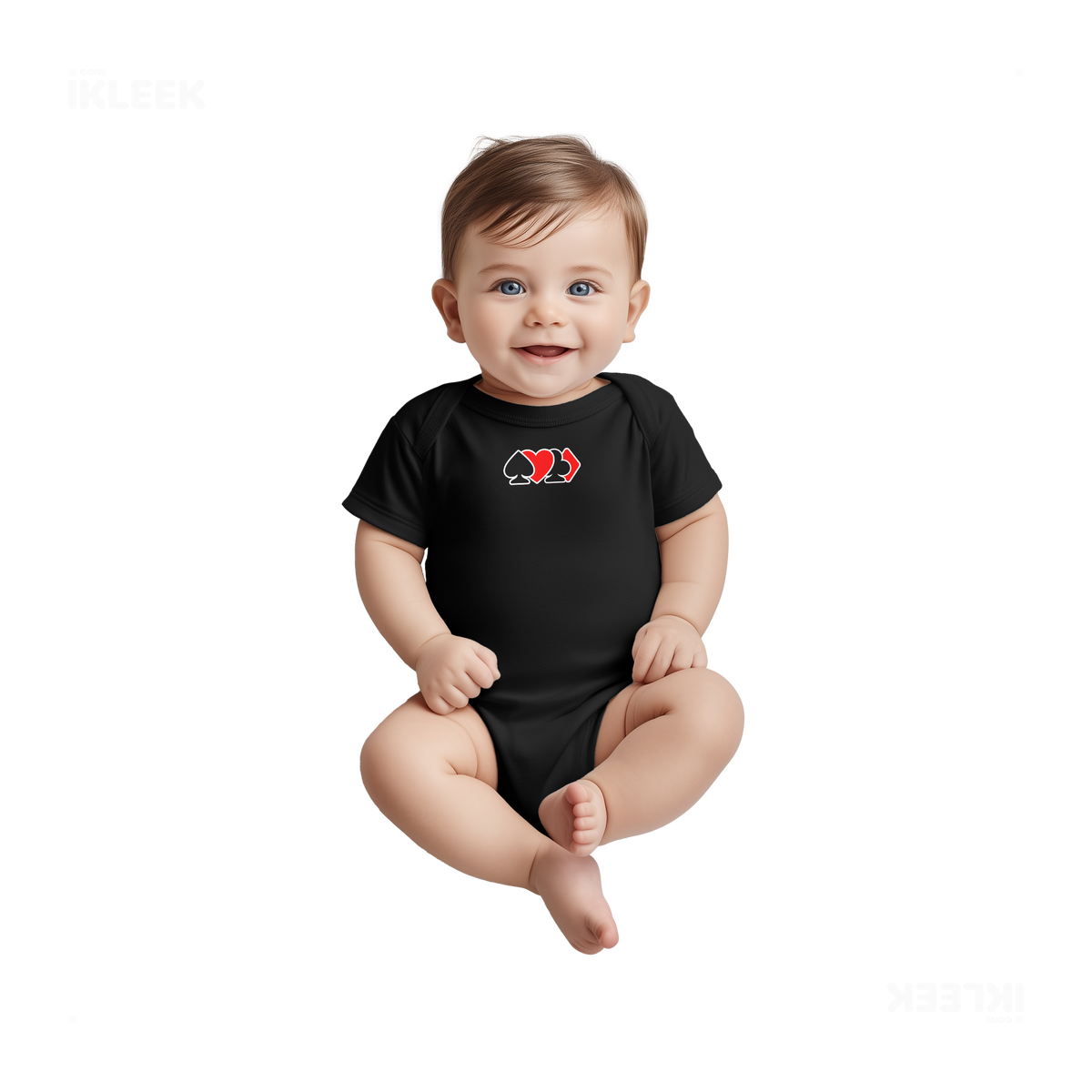 AllSuitsInline Baby Onesies 03 Black