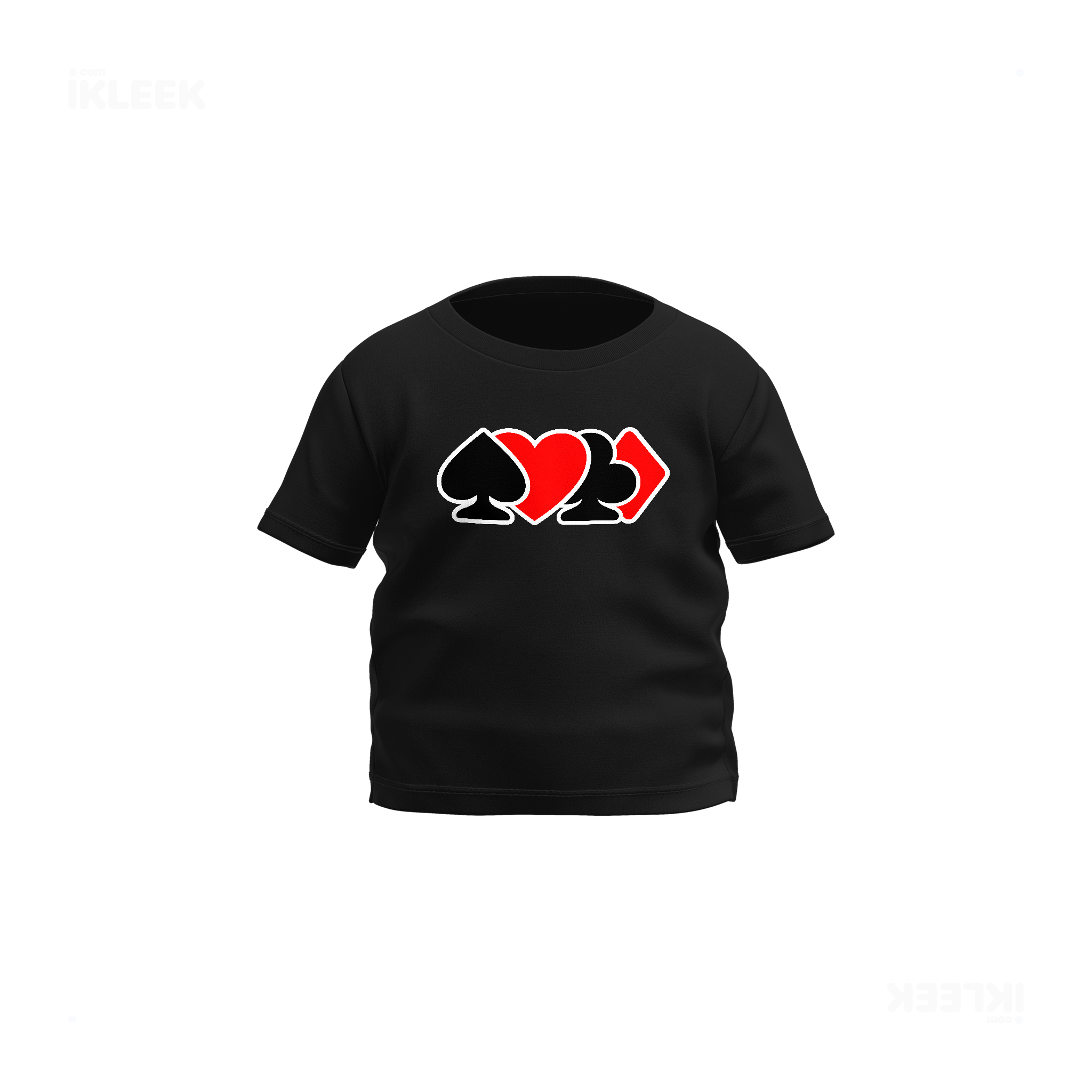 AllSuitsInline Baby T Shirt 01 Black