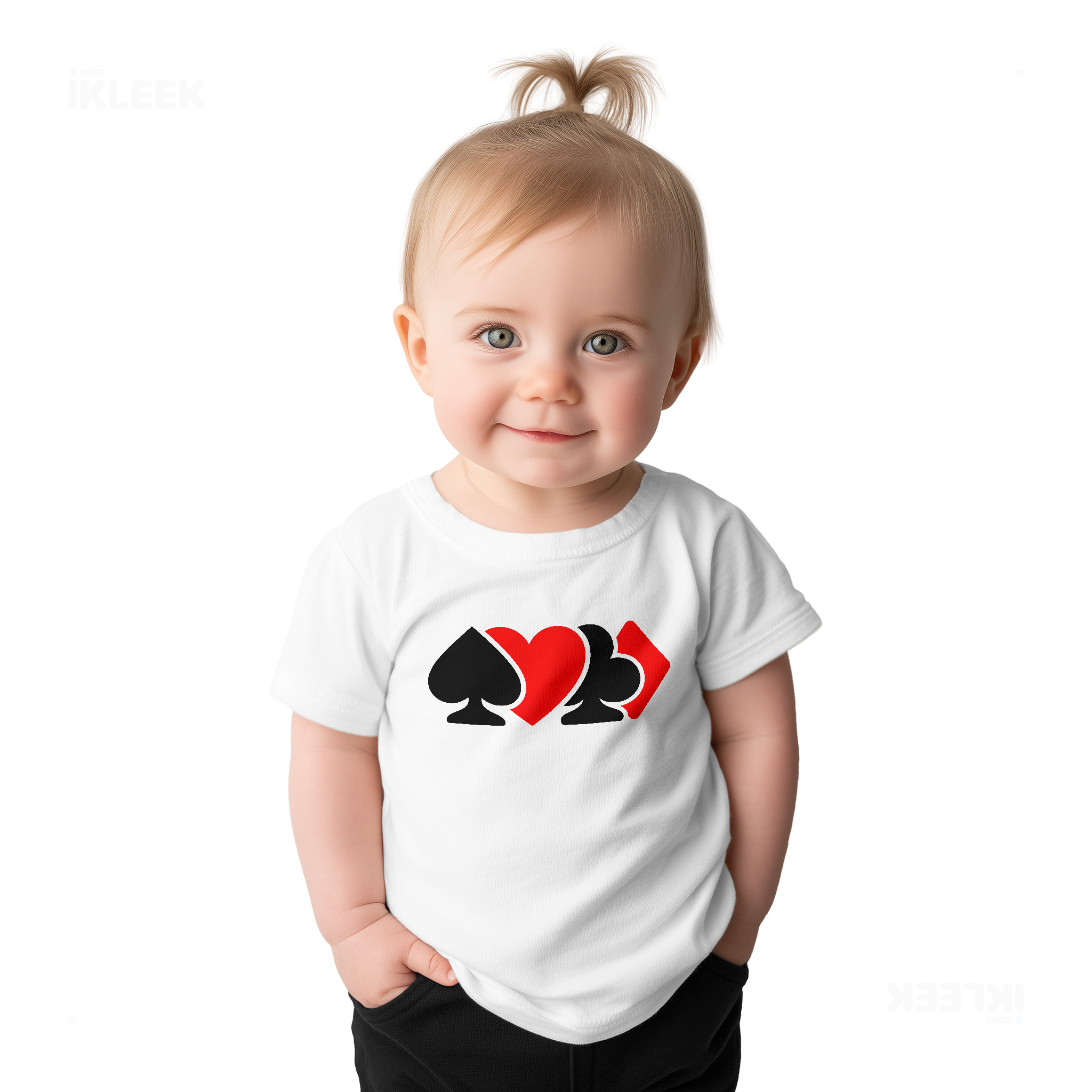 AllSuitsInline Baby T Shirt 02 White