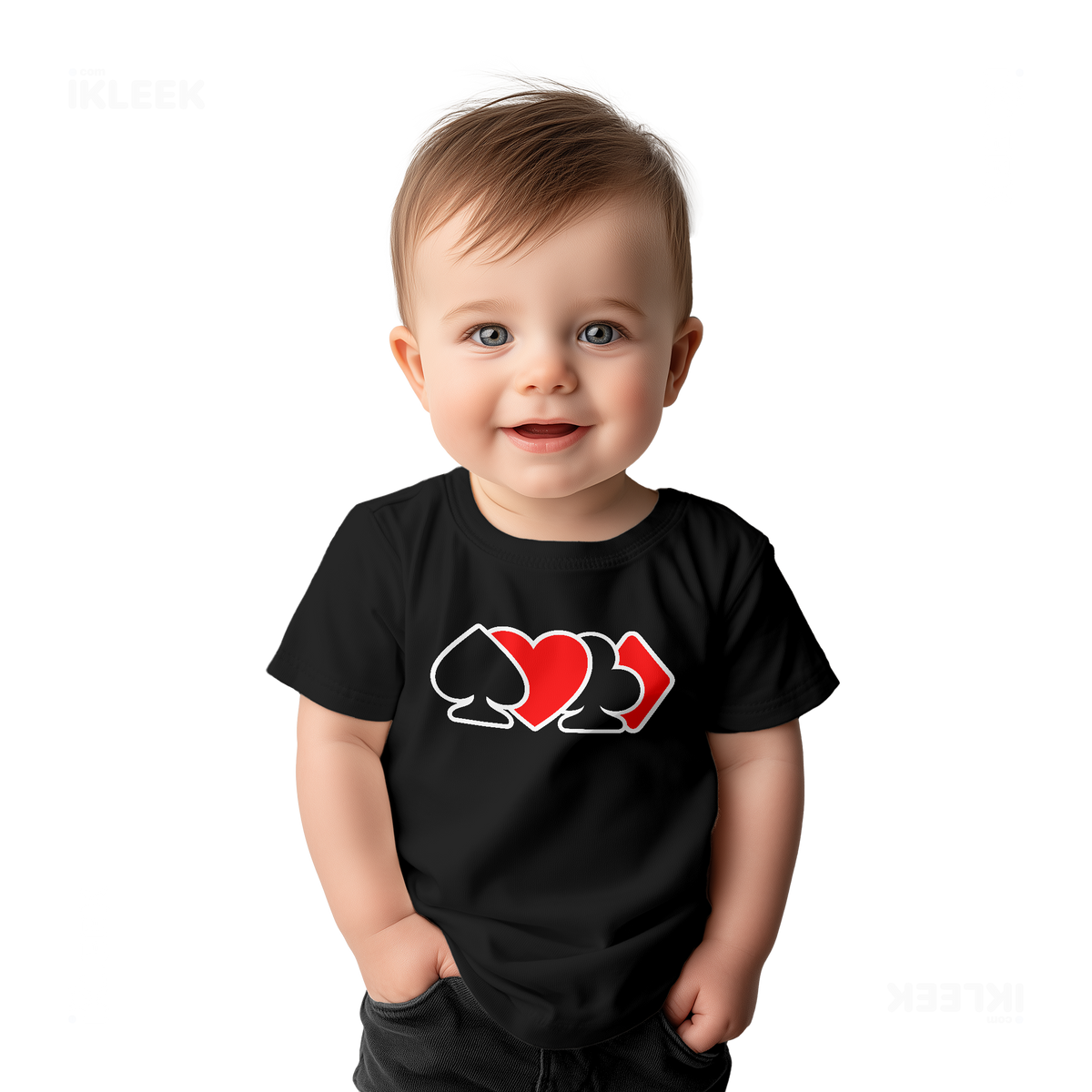 AllSuitsInline Baby T Shirt 03 Black